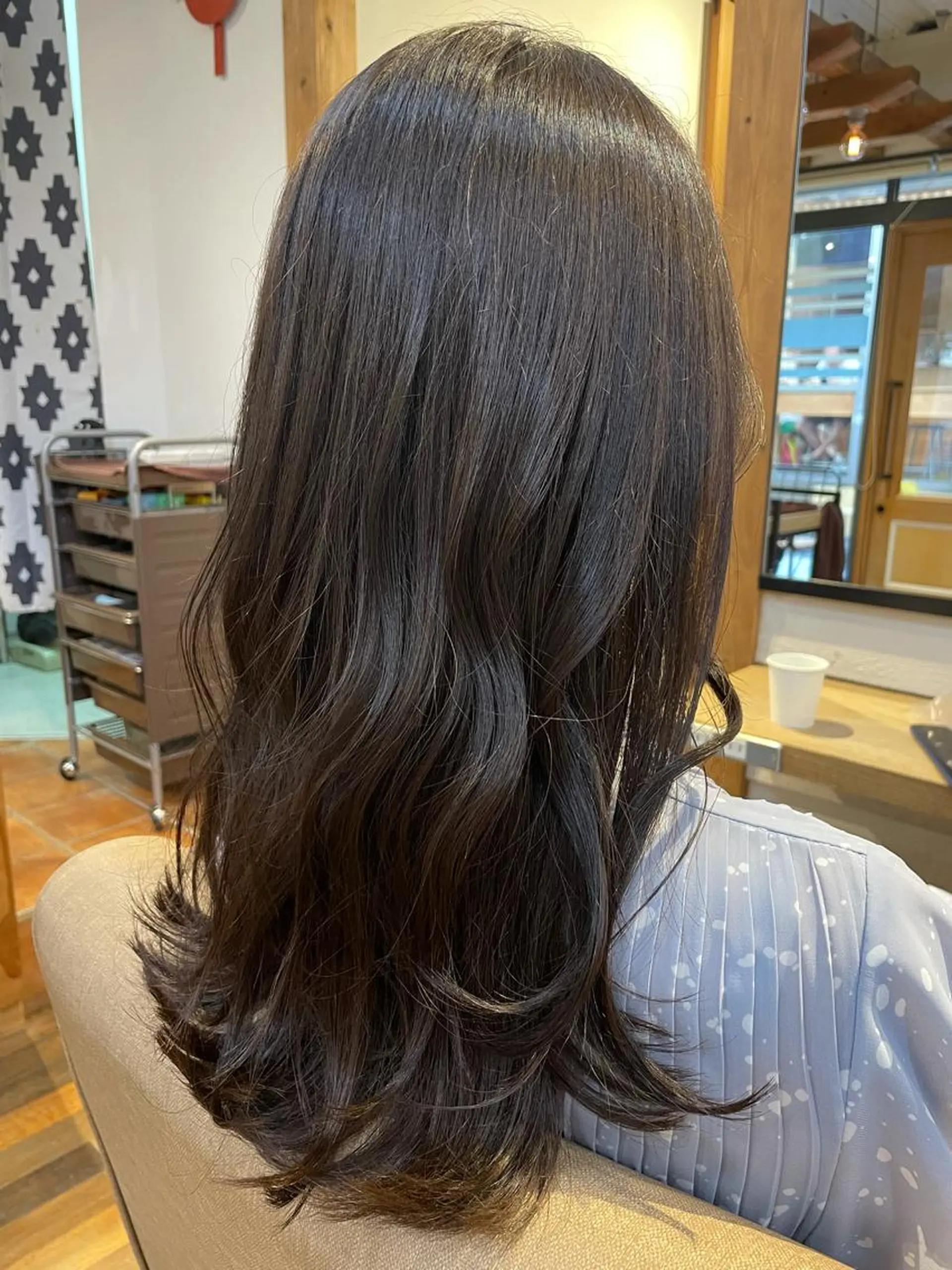 ロング カラー あずまぐち めぐみのヘアスタイル