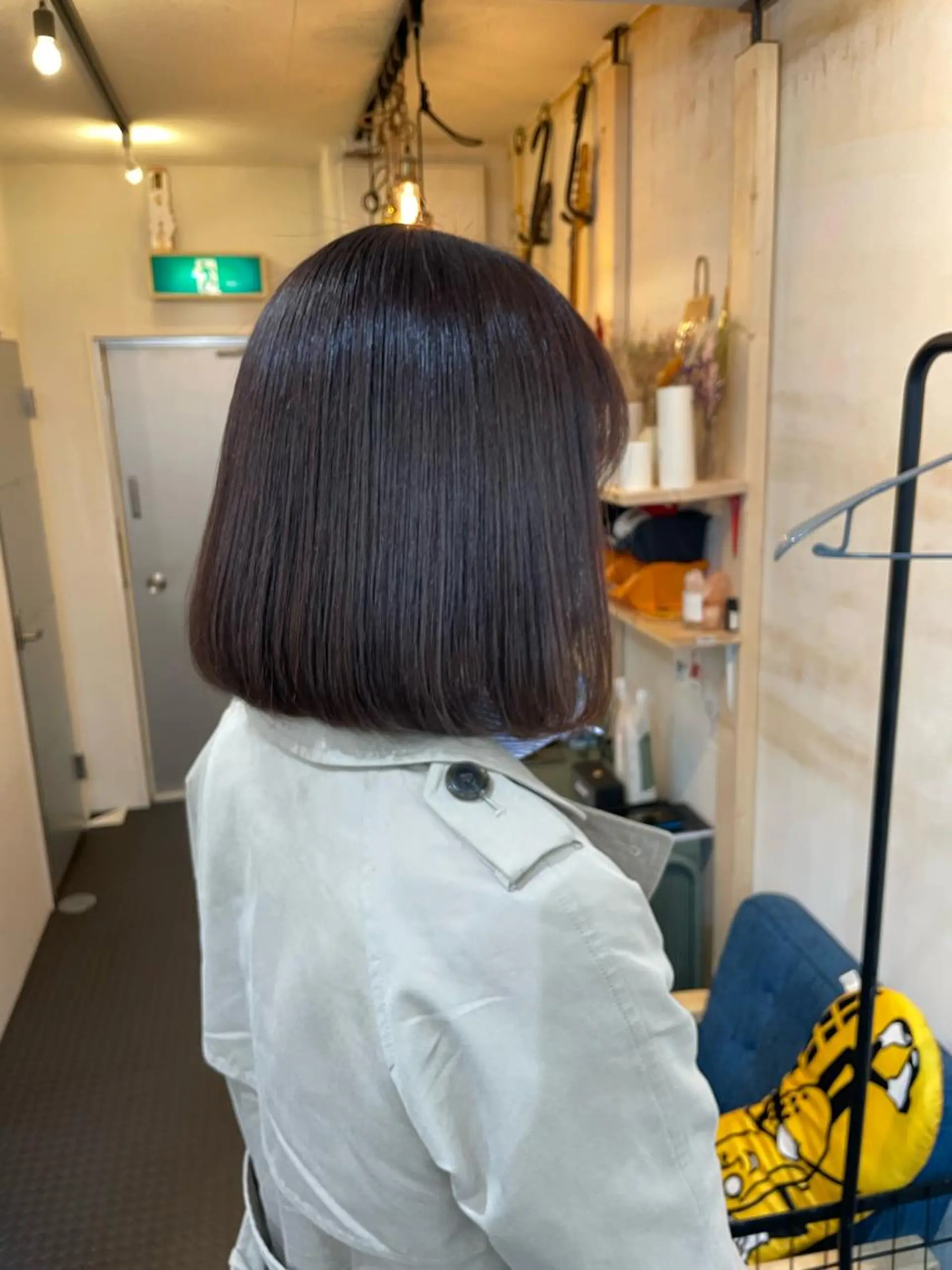 ショート カラー キッズ ボブ カット トリートメント 水素トリートメント／ 髪質改善/ナカノメのヘアスタイル