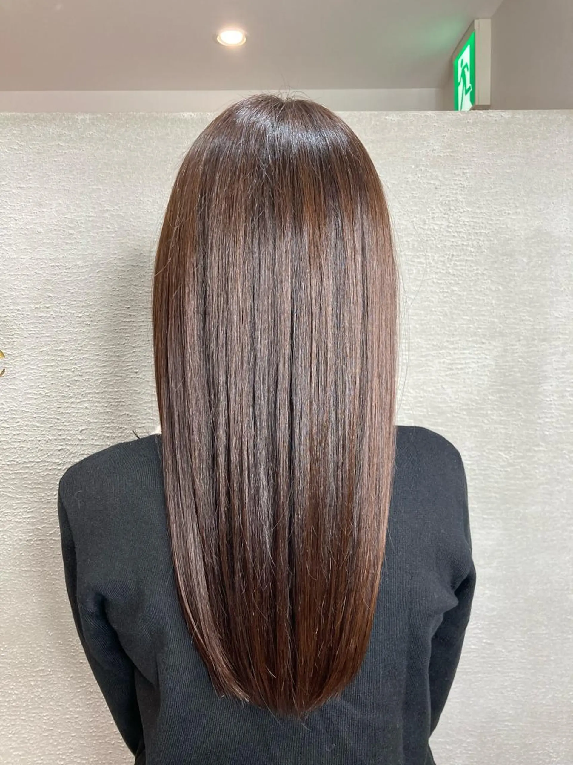 セミロング カラー ブラウンカラー マロンブラウン 豊中/メンズ特化 岡田 龍之介のヘアスタイル