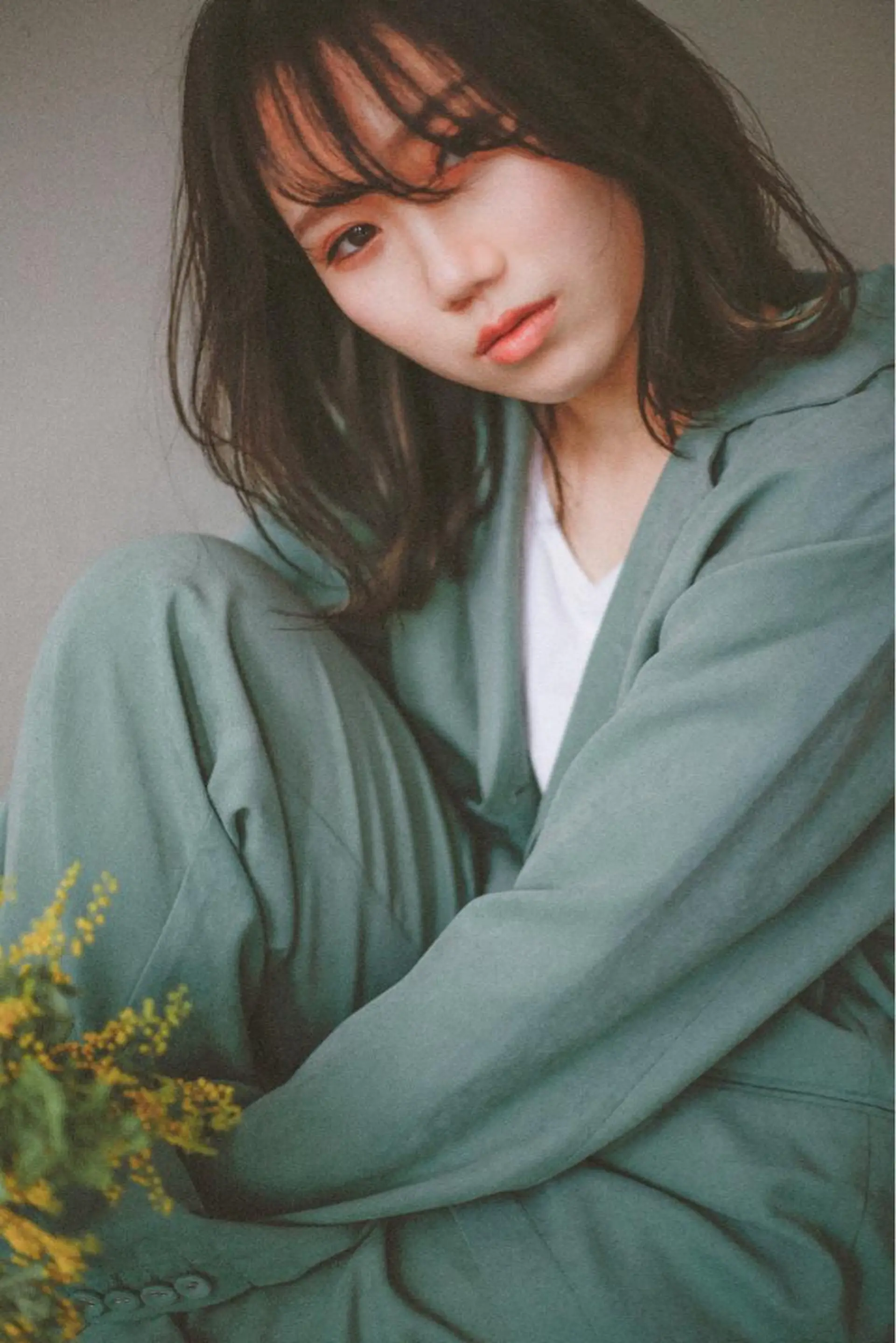 ミディアム カラー 永田 崇のヘアスタイル