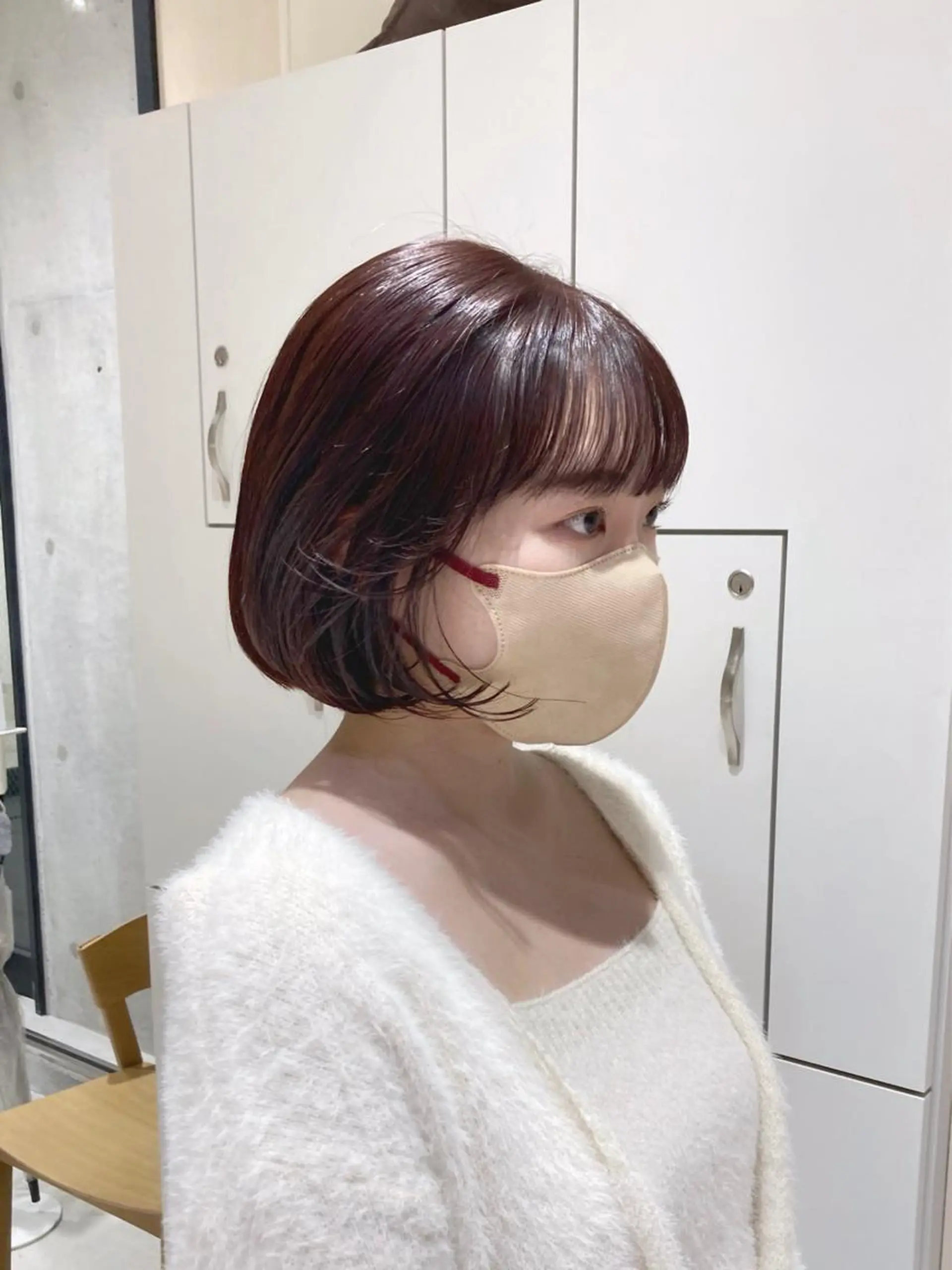 ショート カラー ピンクカラー MURANAKA RYOのヘアスタイル