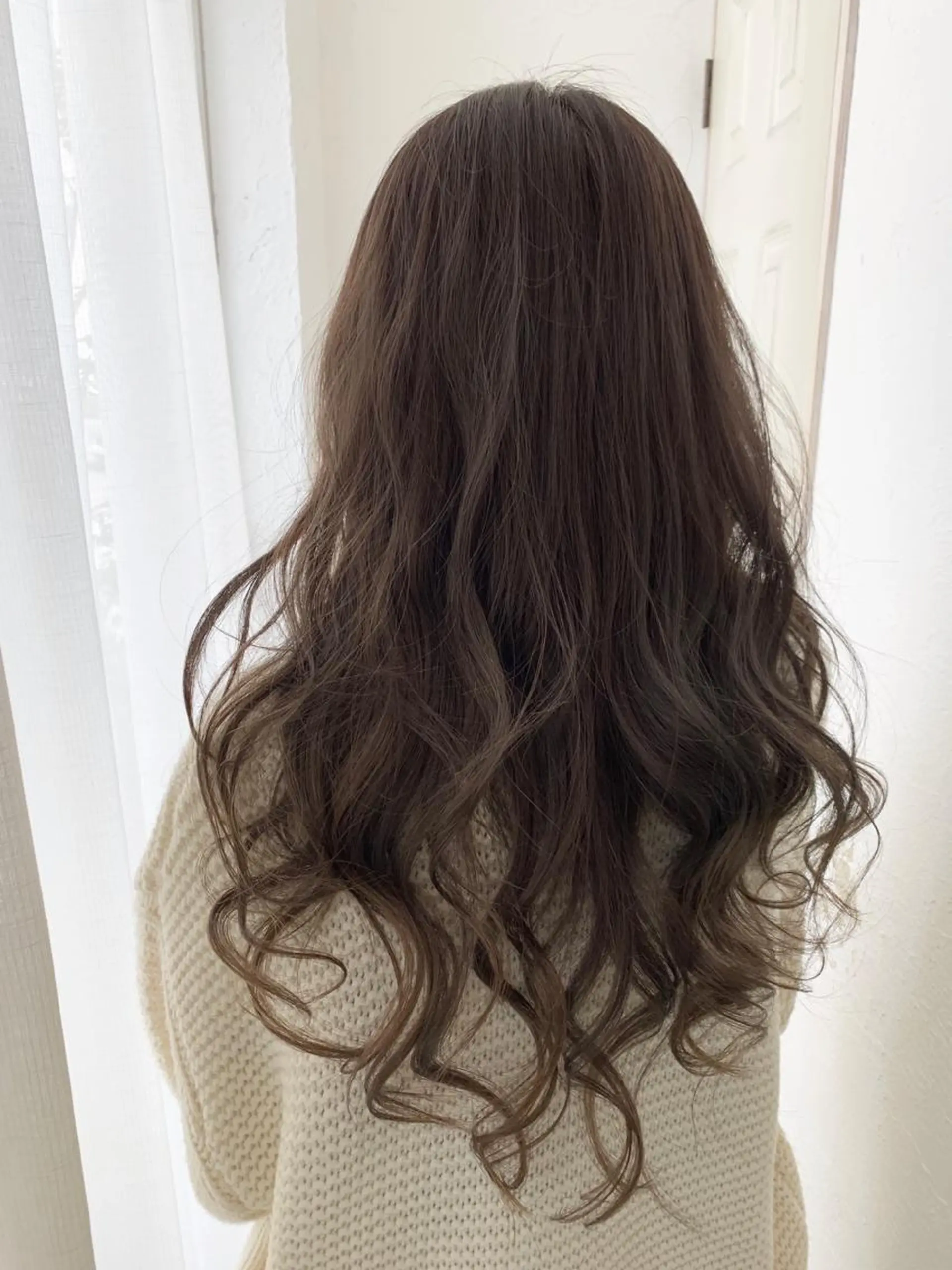 ロング カラー カット ヘアカラー fio マナミのヘアスタイル