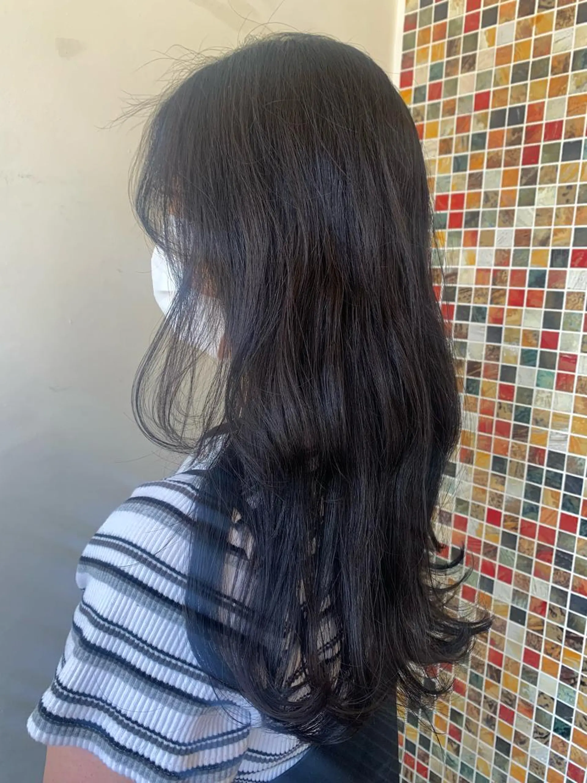 ロング レイヤーカット 小沼采唯👧🏼 海好きオヌちゃんのヘアスタイル