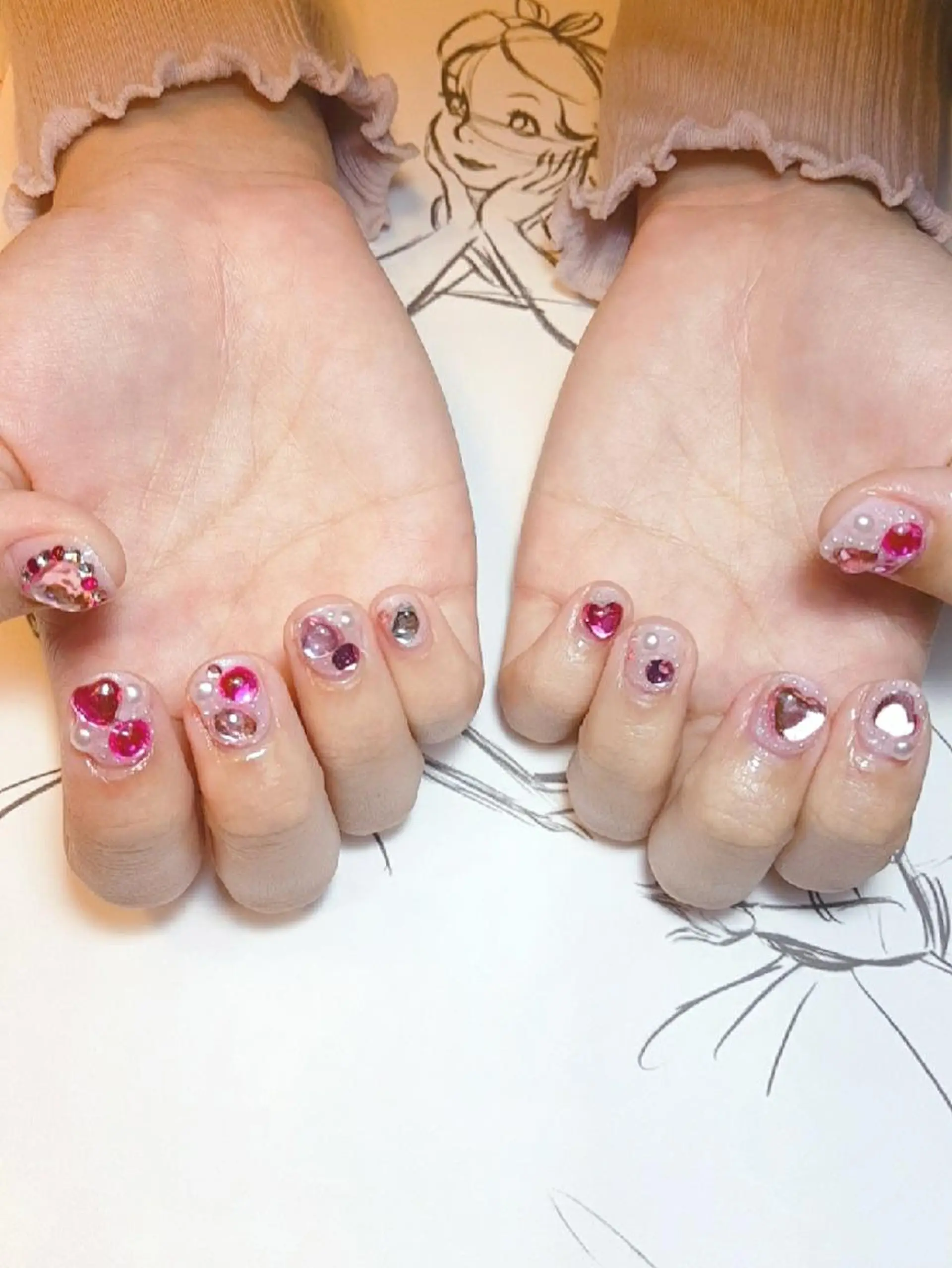 ネイル キラキラネイル owlnail /持込みデザイン専門のネイルデザイン