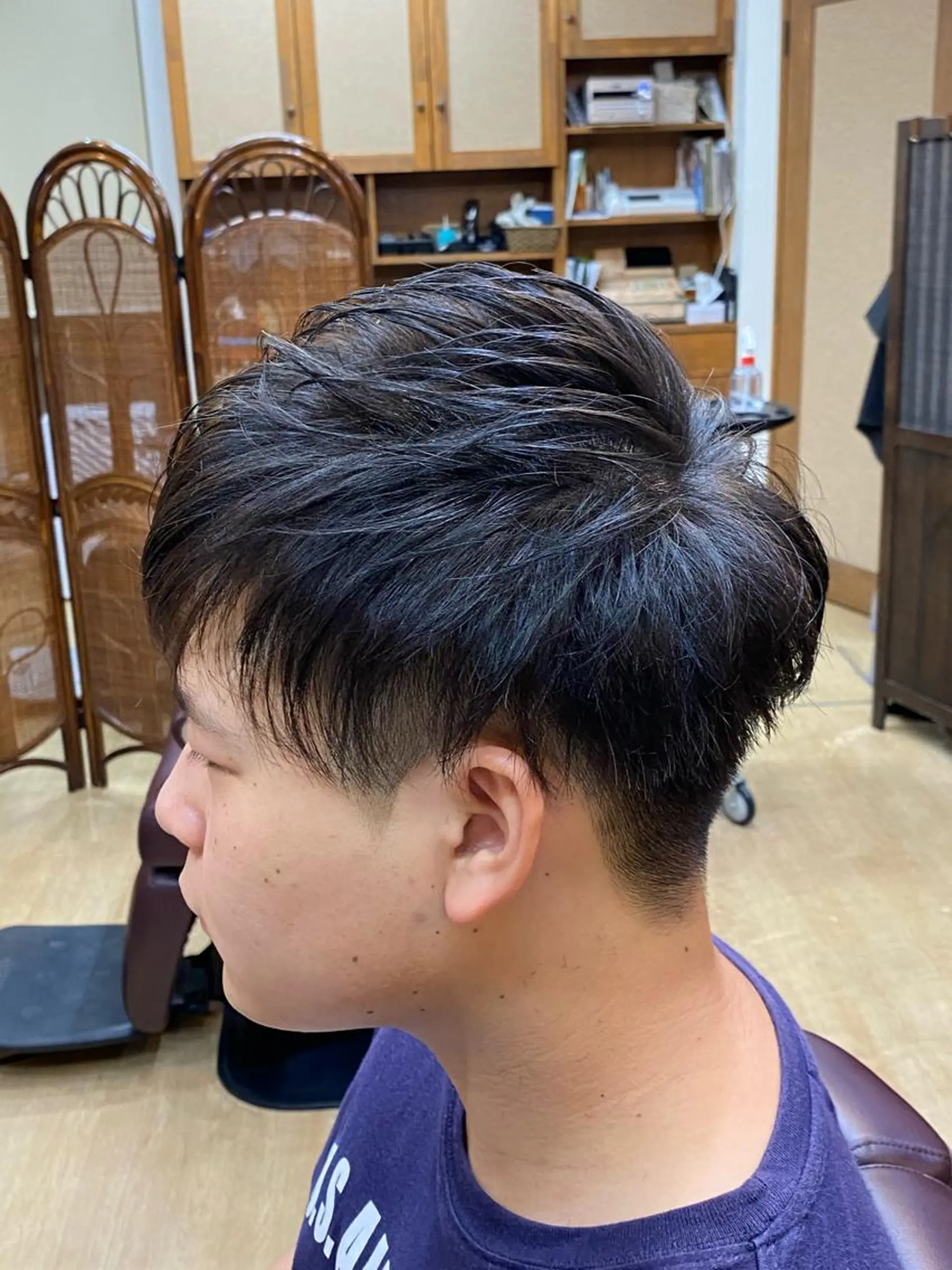 ショート メンズ 浅見 天翔のヘアスタイル