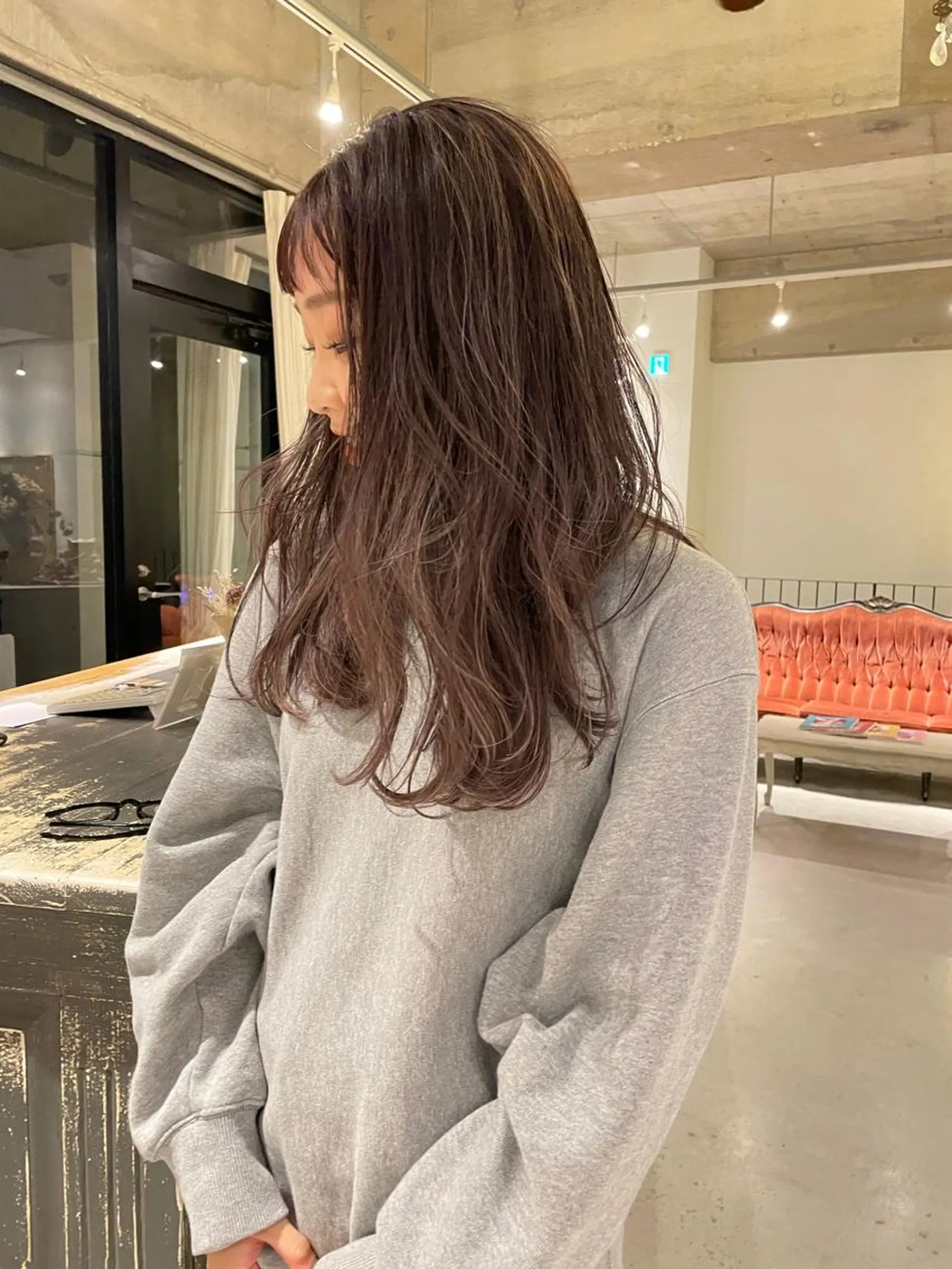 セミロング カラー パーマ ヘアアレンジ メンズ キッズ ネイル マツエク・マツパ アイブロウ 暖色・前髪カット 🎗️佐藤ゆみこのヘアスタイル