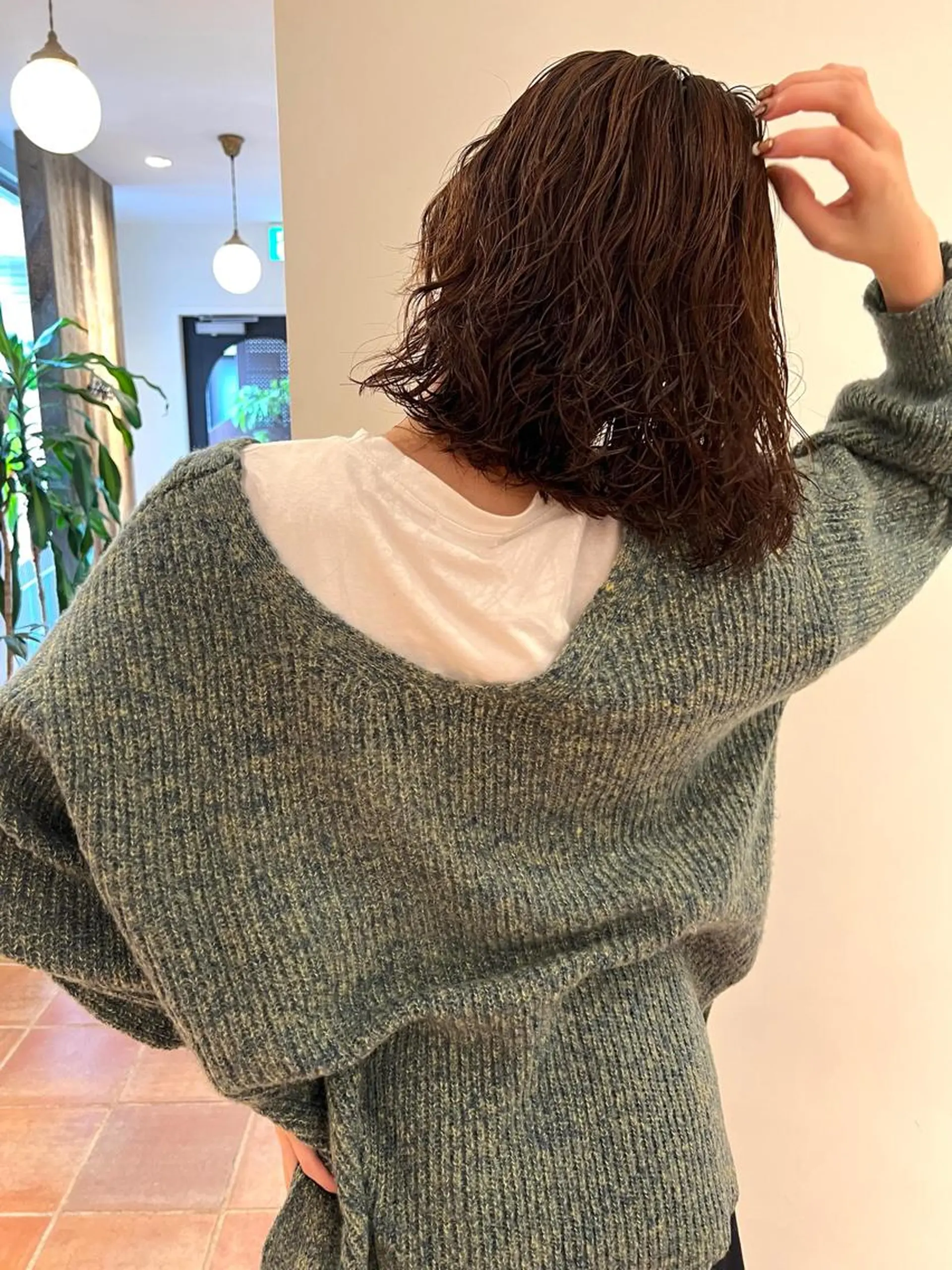 ショート パーマ カット パーマ トリートメント ボブ/レイヤー/ケア パーマ/リュウタのヘアスタイル