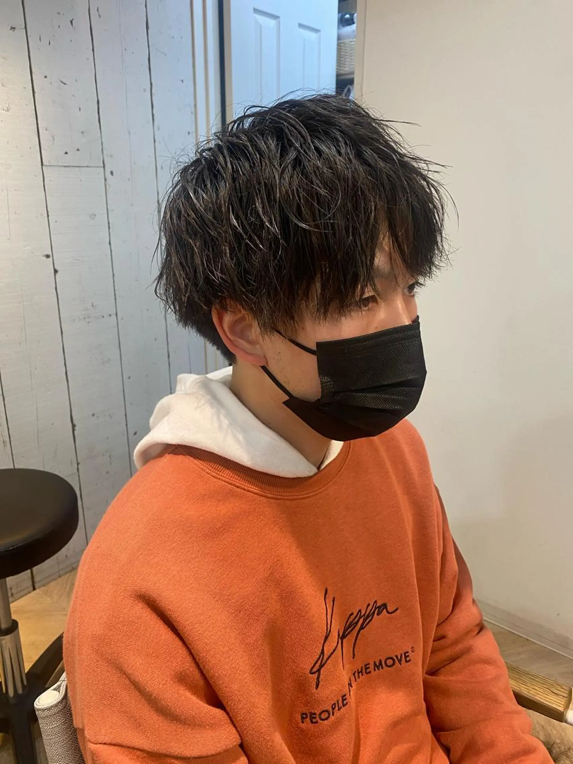 メンズ メンズパーマ カット パーマ 西山 恵太郎のヘアスタイル