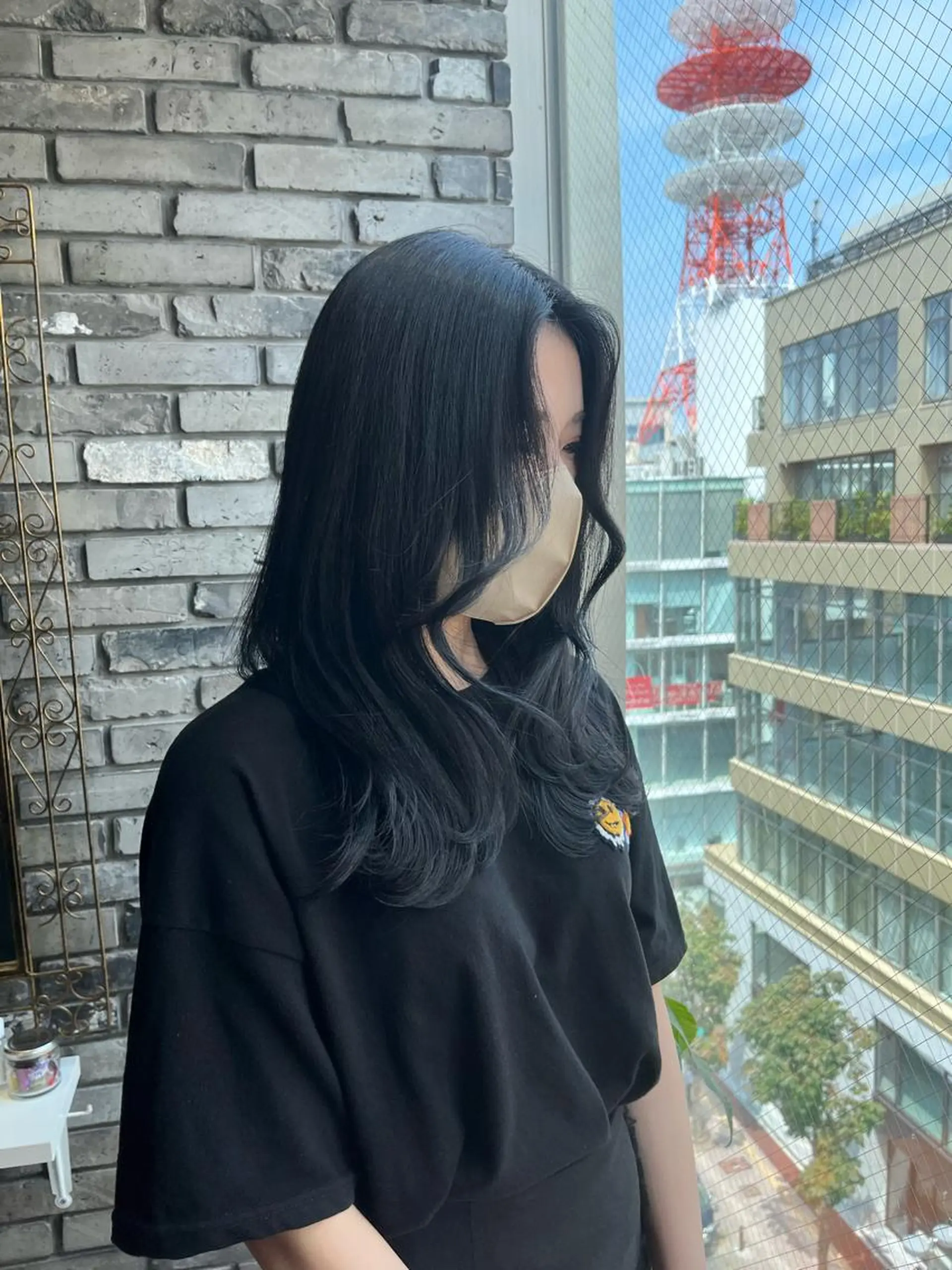 セミロング カラー 平尾/高宮/艶カラー /ハイライト/綜一郎のヘアスタイル