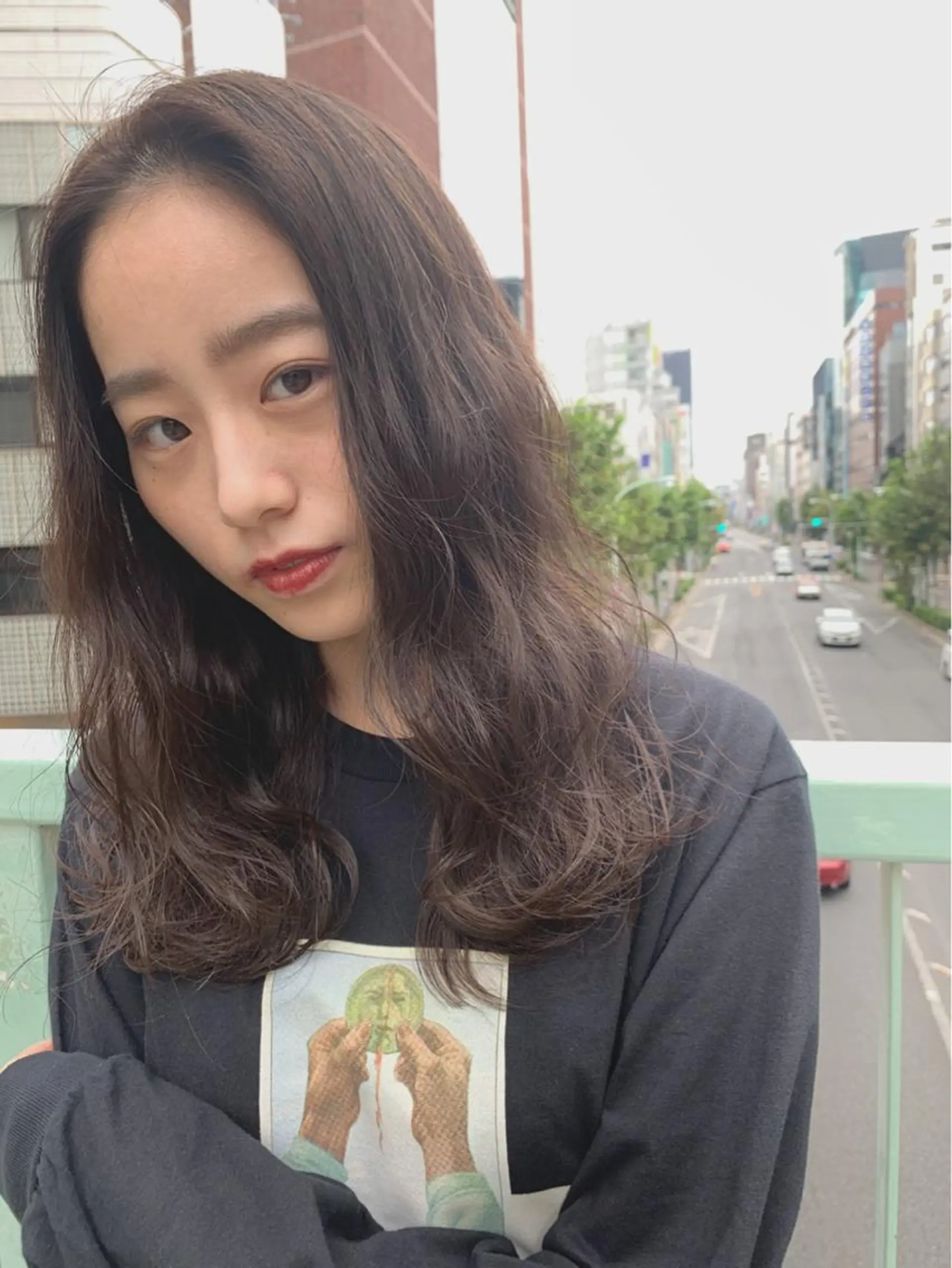 セミロング レイヤーカット ローレイヤー カット ヘアカラー トリートメント 💈ホリ ダイキ💈のヘアスタイル