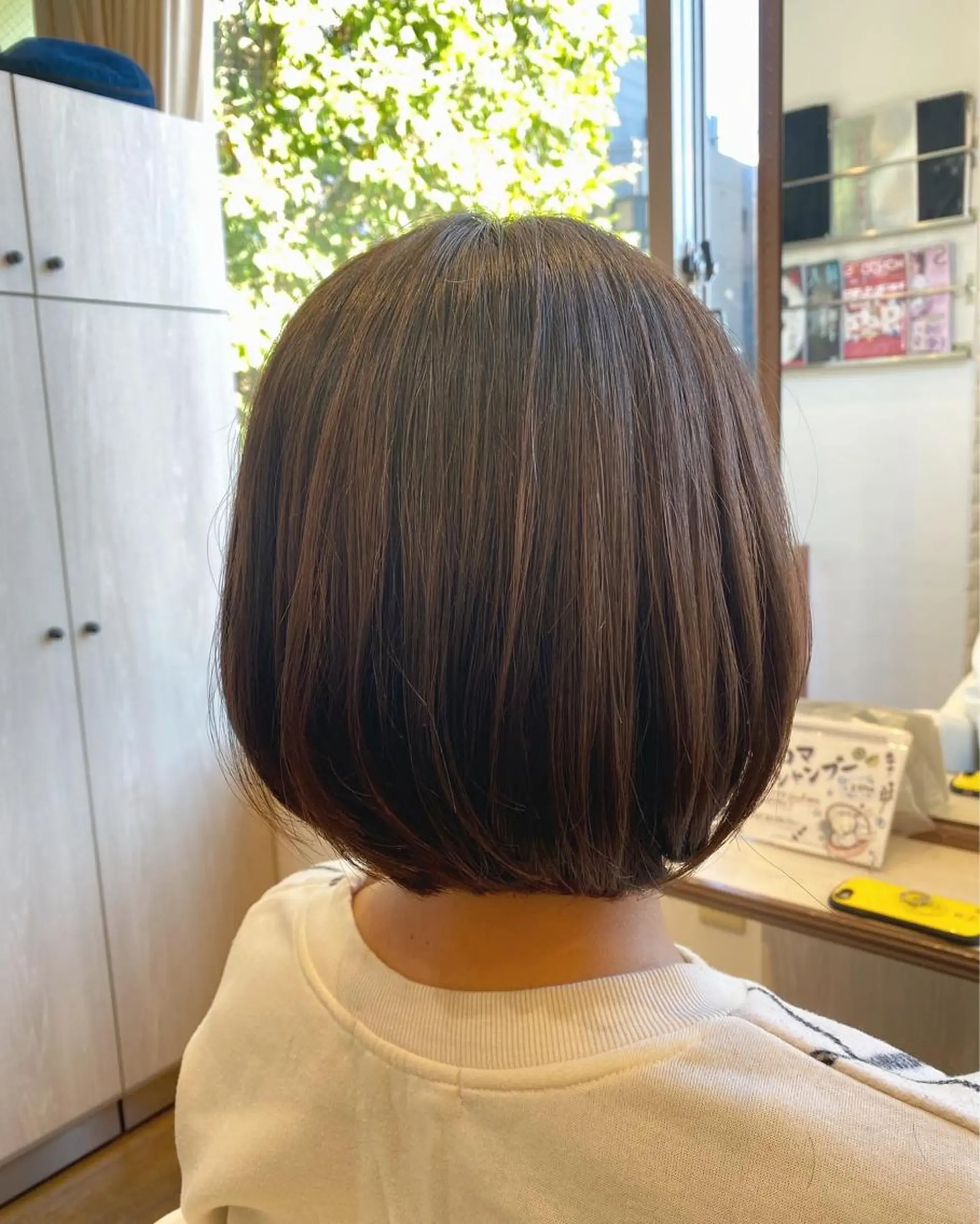 ショート カラー カット ヘッドスパ 艶感🫧透明感カラー YUKARIのヘアスタイル
