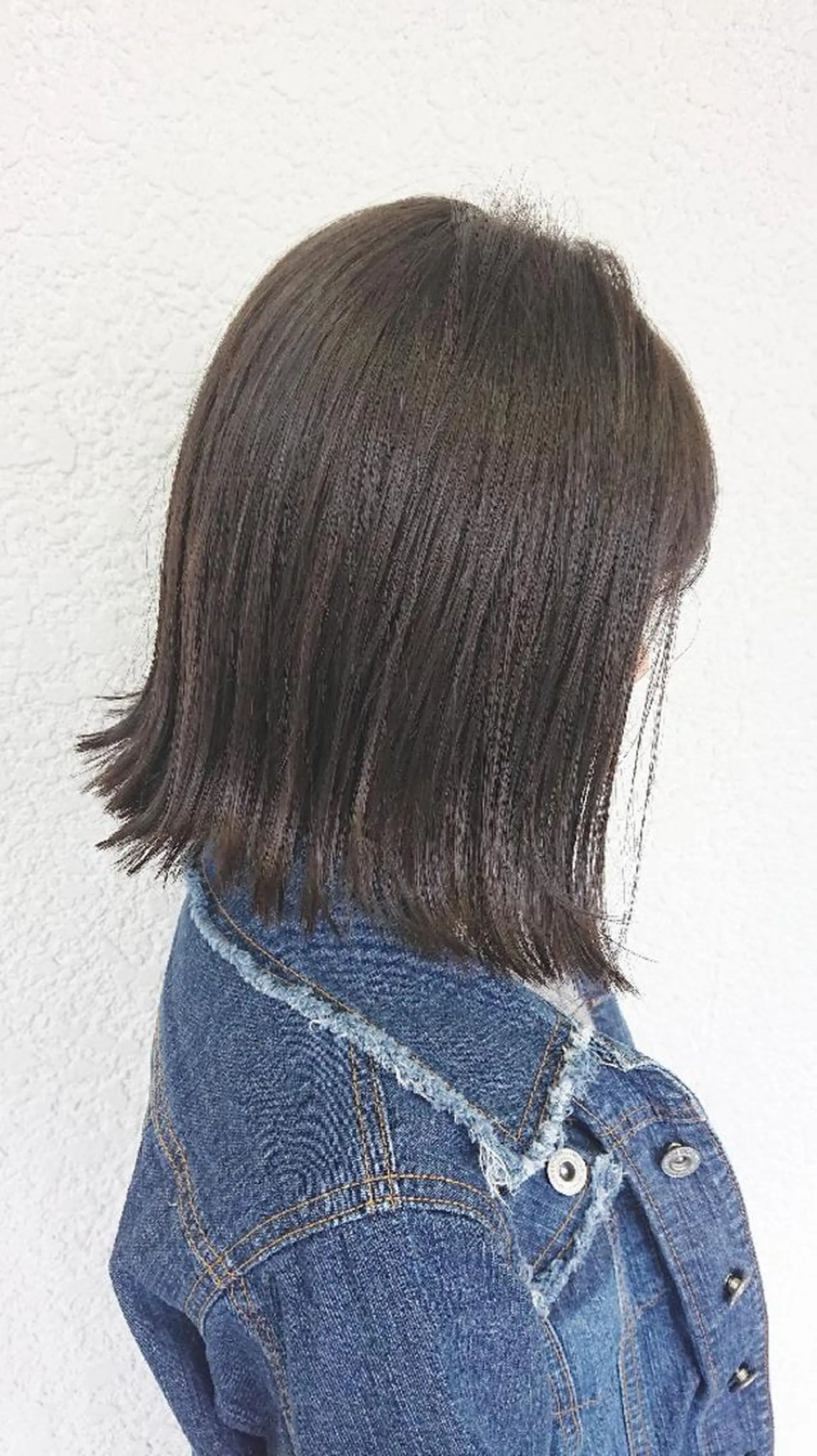 ミディアム カラー 切りっぱなしボブ ボブ 艶カラー/インナー /グラデ/大西小百合のヘアスタイル