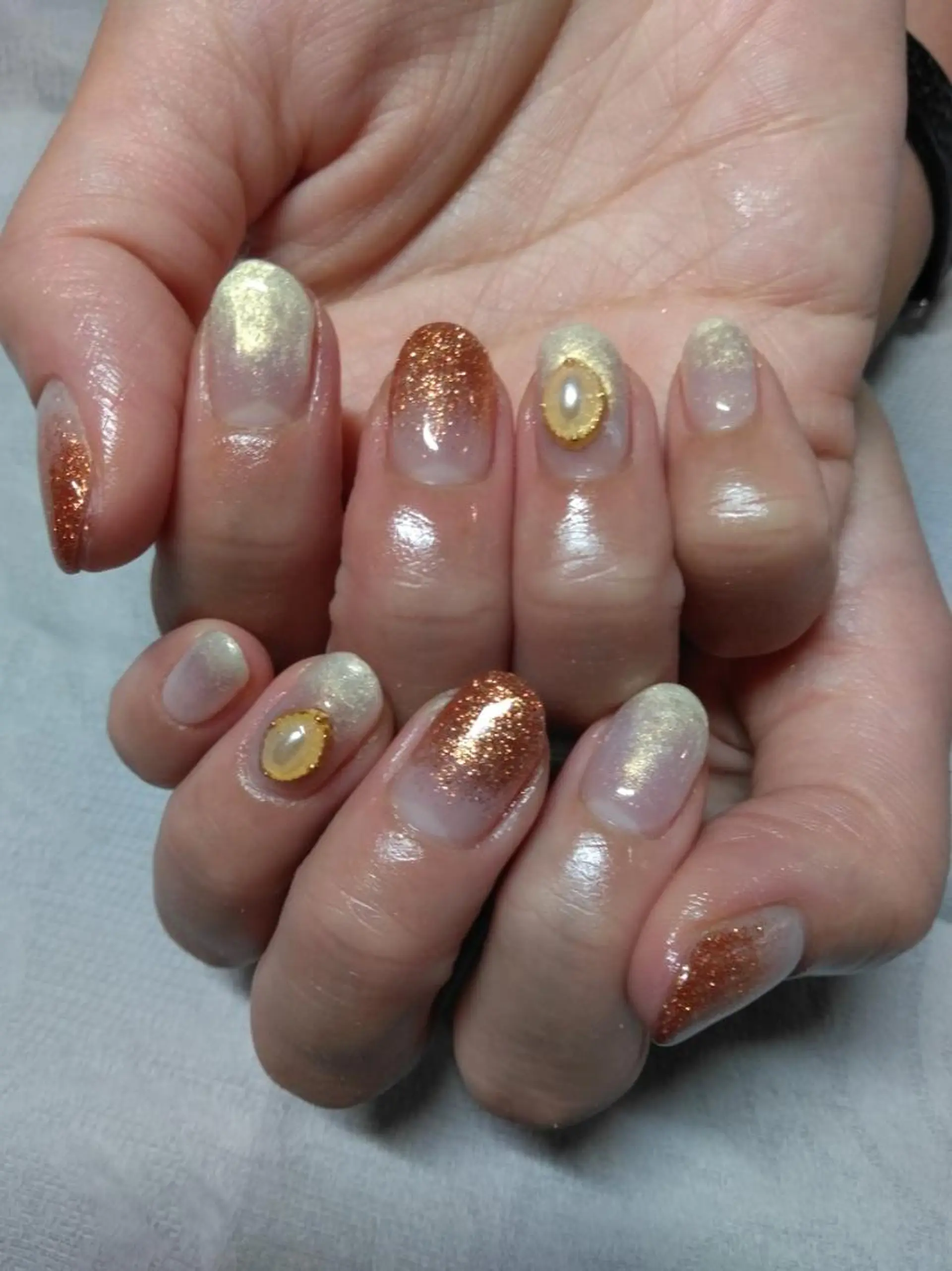 ネイル グラデーション ワンカラーネイル lylynail YUUKAのネイルデザイン
