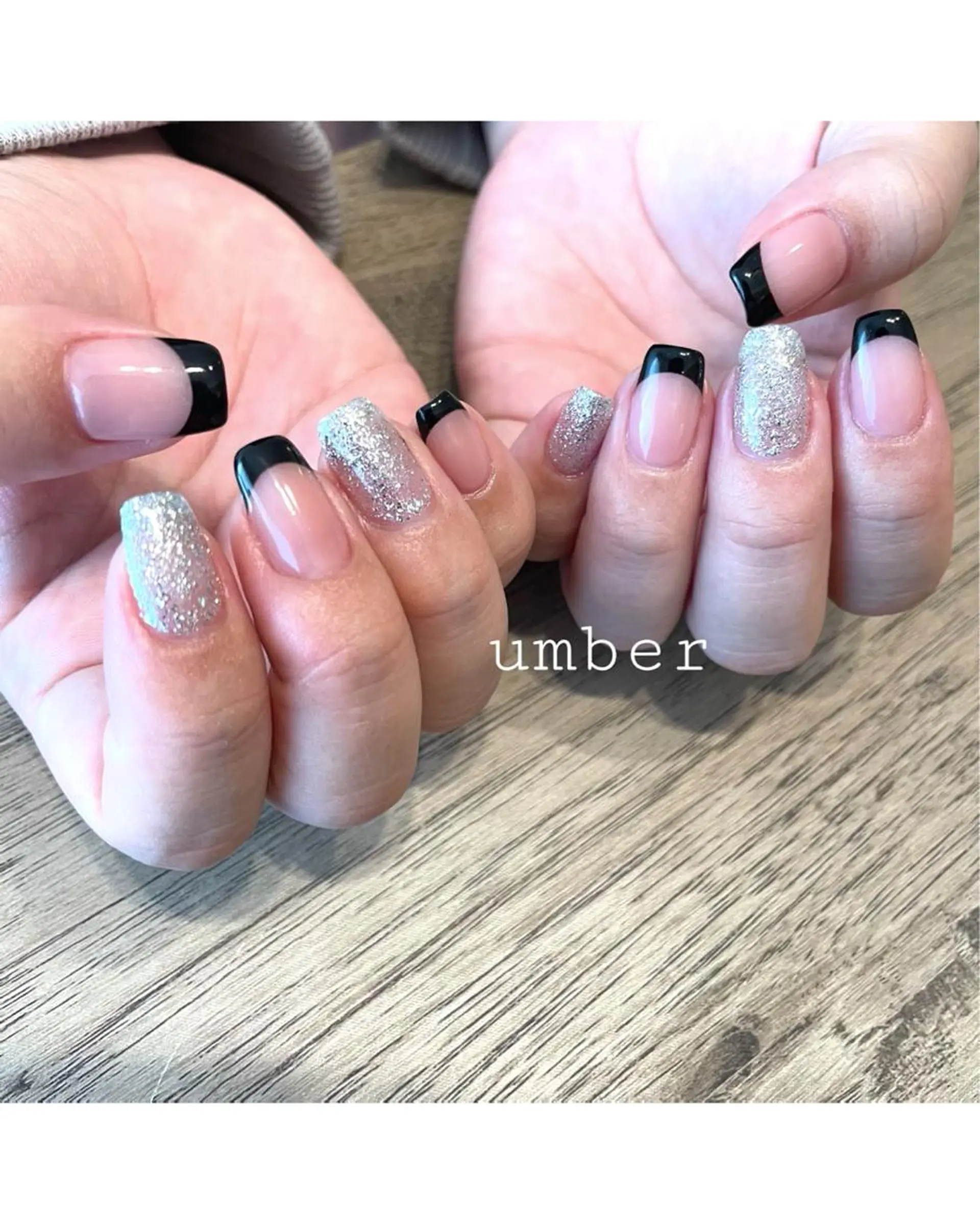 ネイル クリアネイル フットネイル フレンチネイル マグネットネイル メンズネイル ハンドネイル umber 三茶1分のネイルデザイン