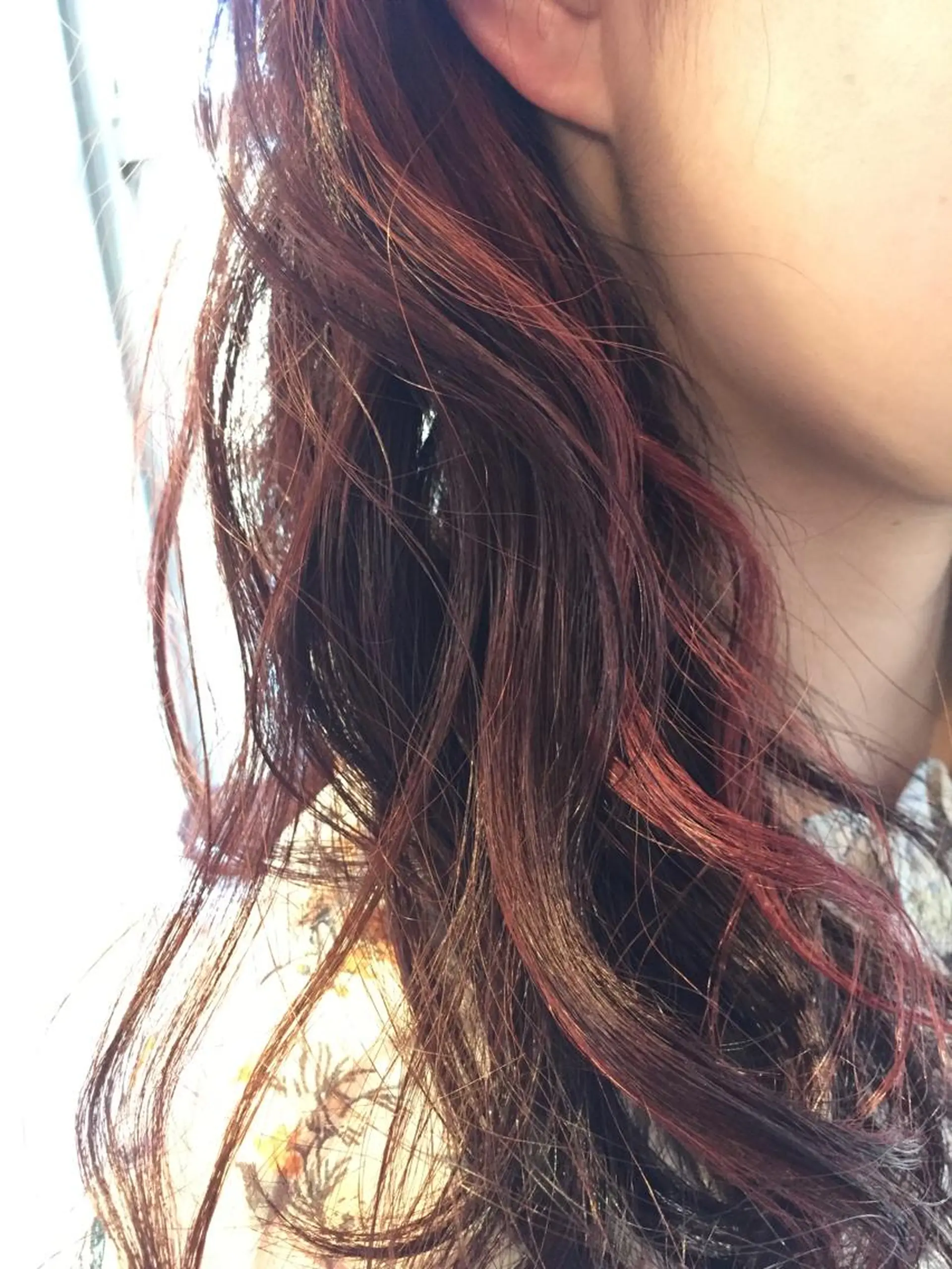 セミロング 永井 悠大のヘアスタイル