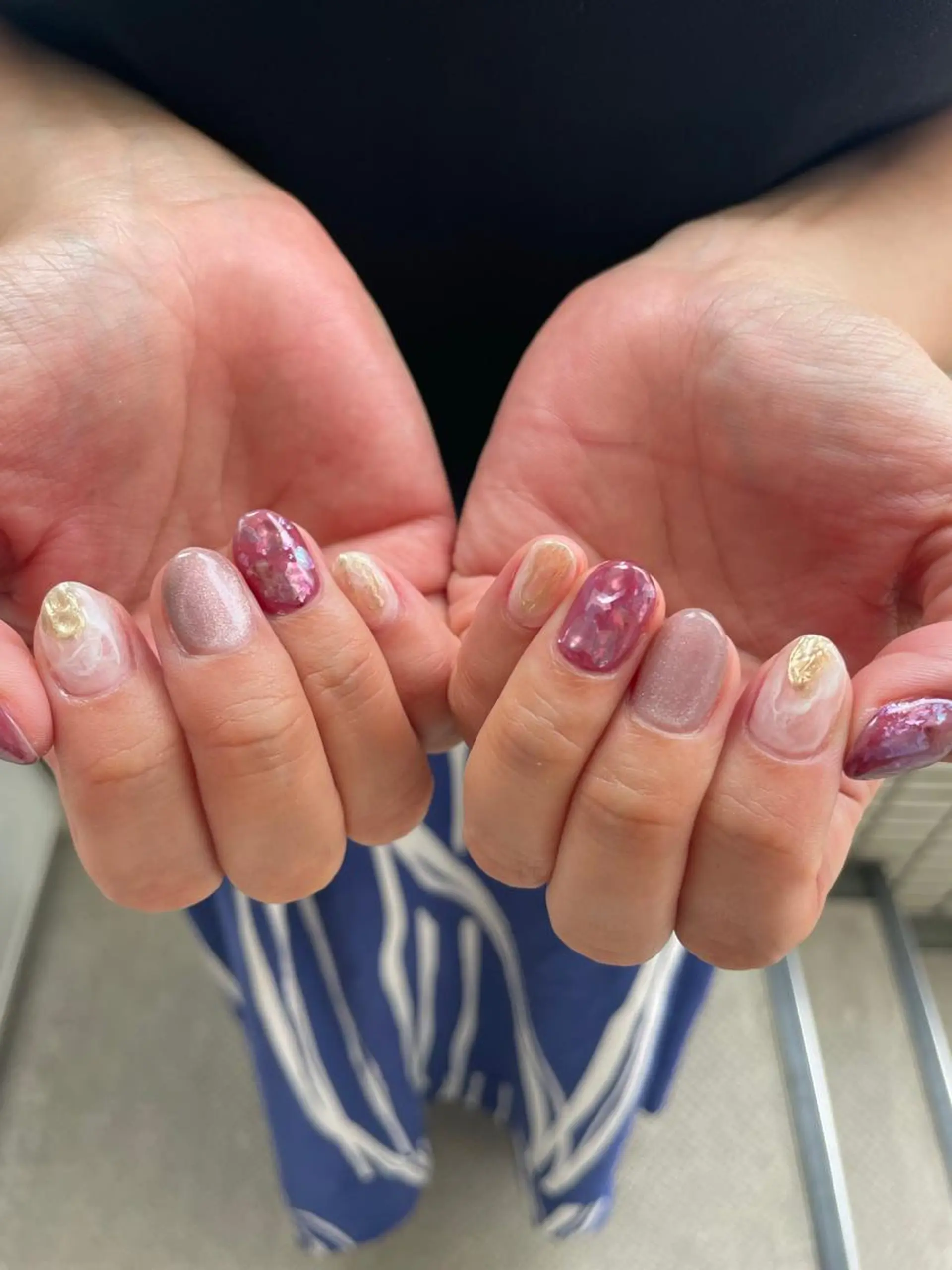 ネイル ハンドネイル 下北沢ネイリスト RIKAのネイルデザイン