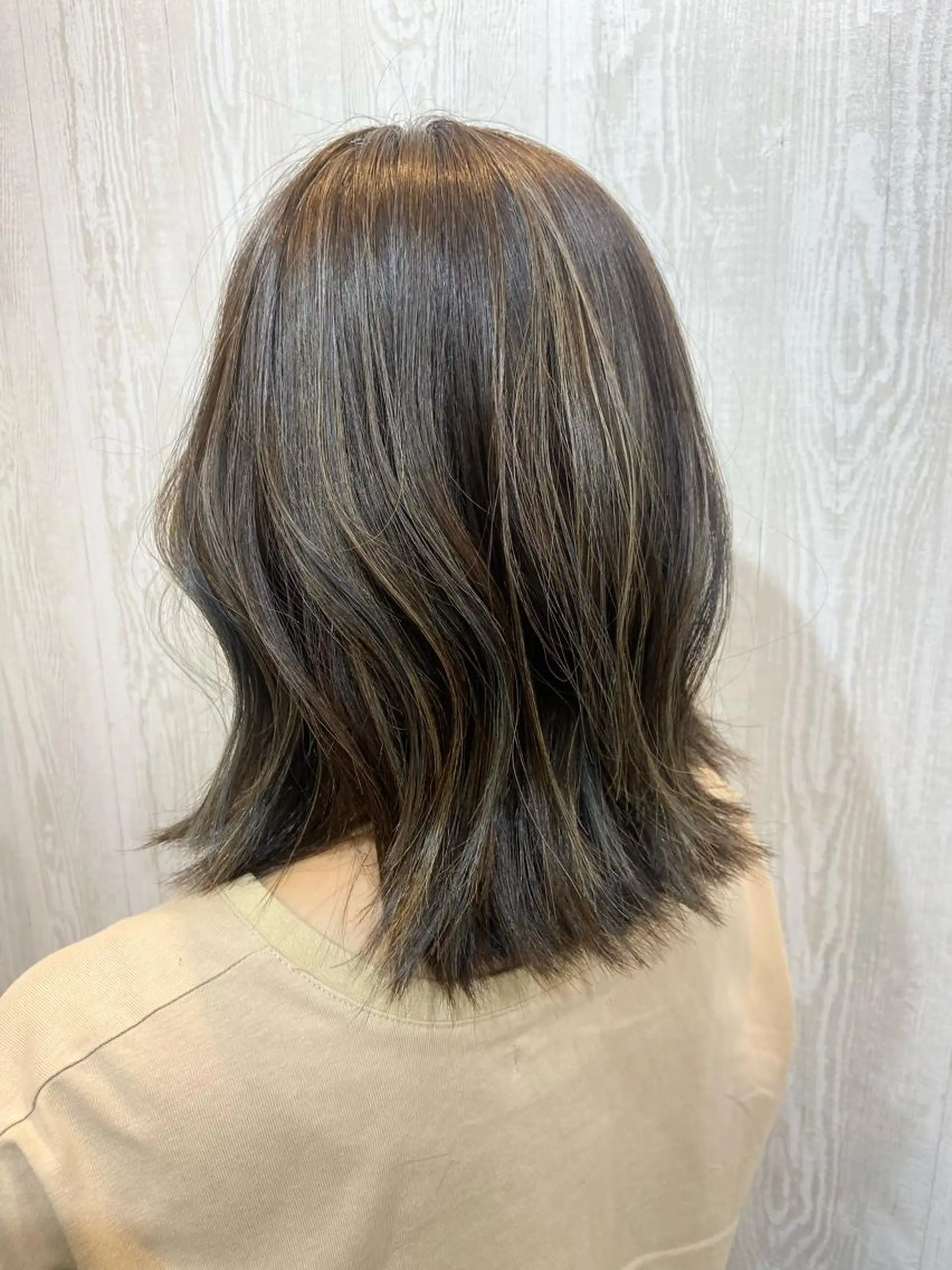 ミディアム カット ヘアカラー トリートメント TELA HAIR 南柏店のヘアスタイル