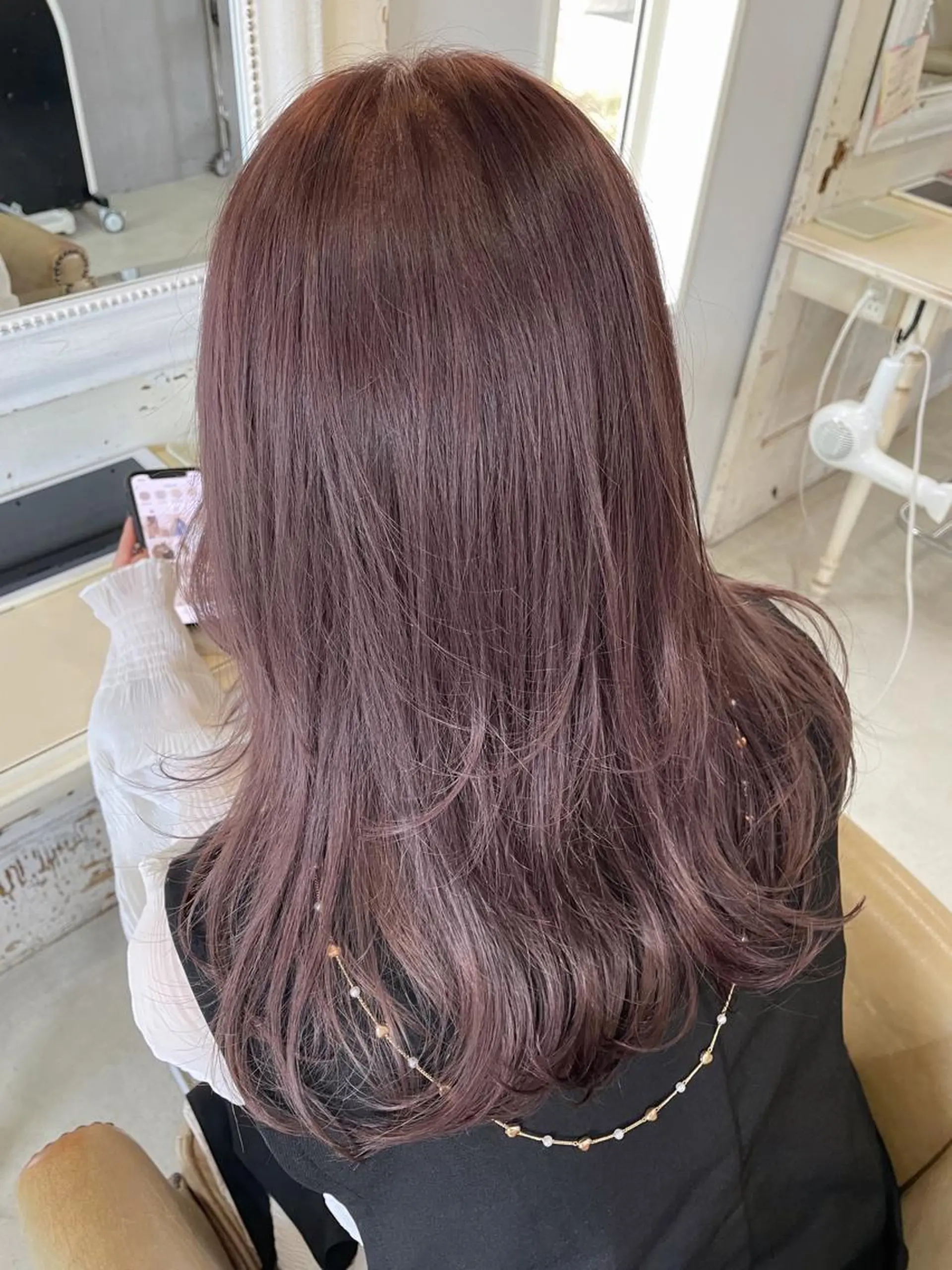 カラー ベージュカラー ピンクカラー ピンクベージュ ヘアカラー トリートメント Matsubara asuka  ☪︎のヘアスタイル