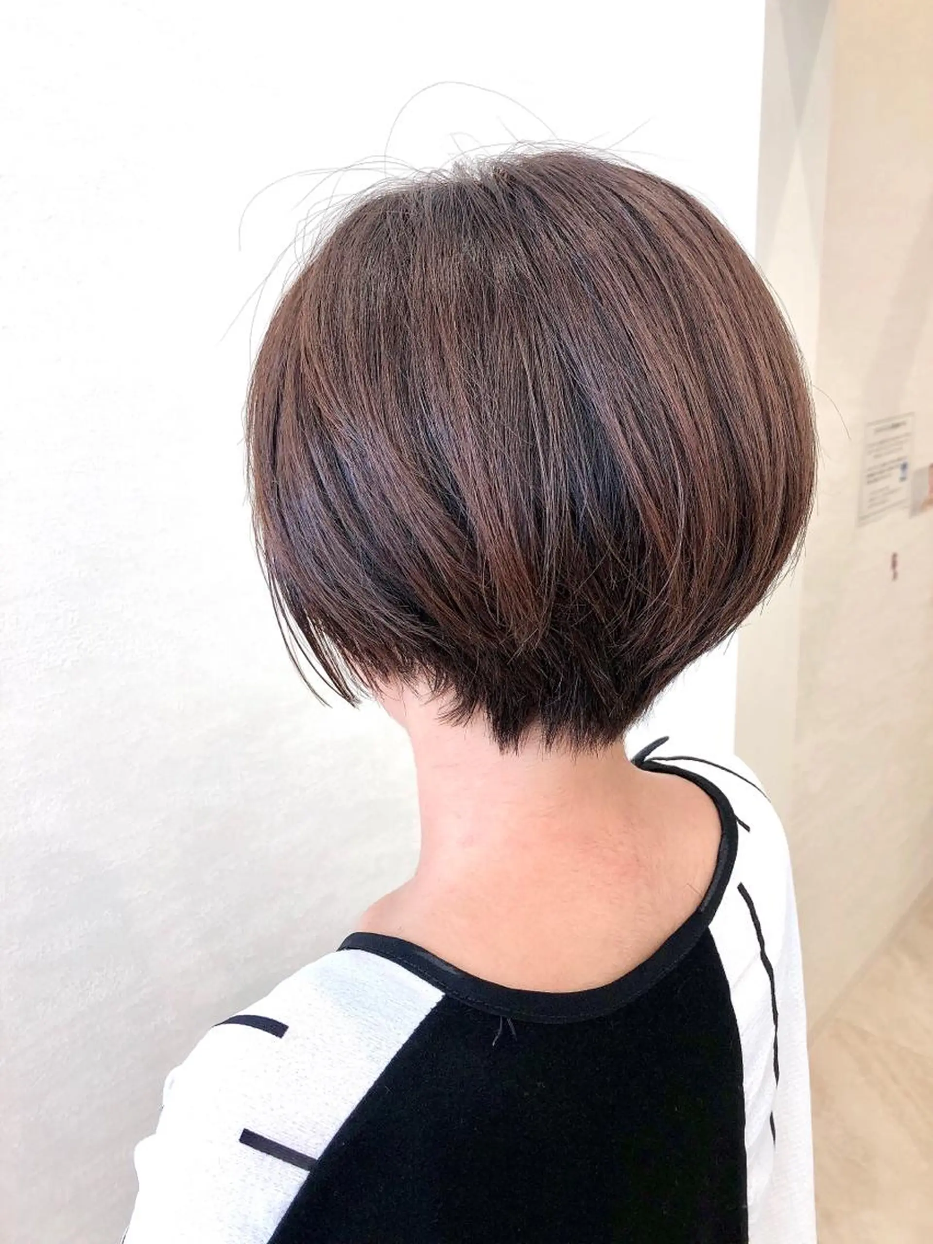 ショート カット 安田 美由紀のヘアスタイル
