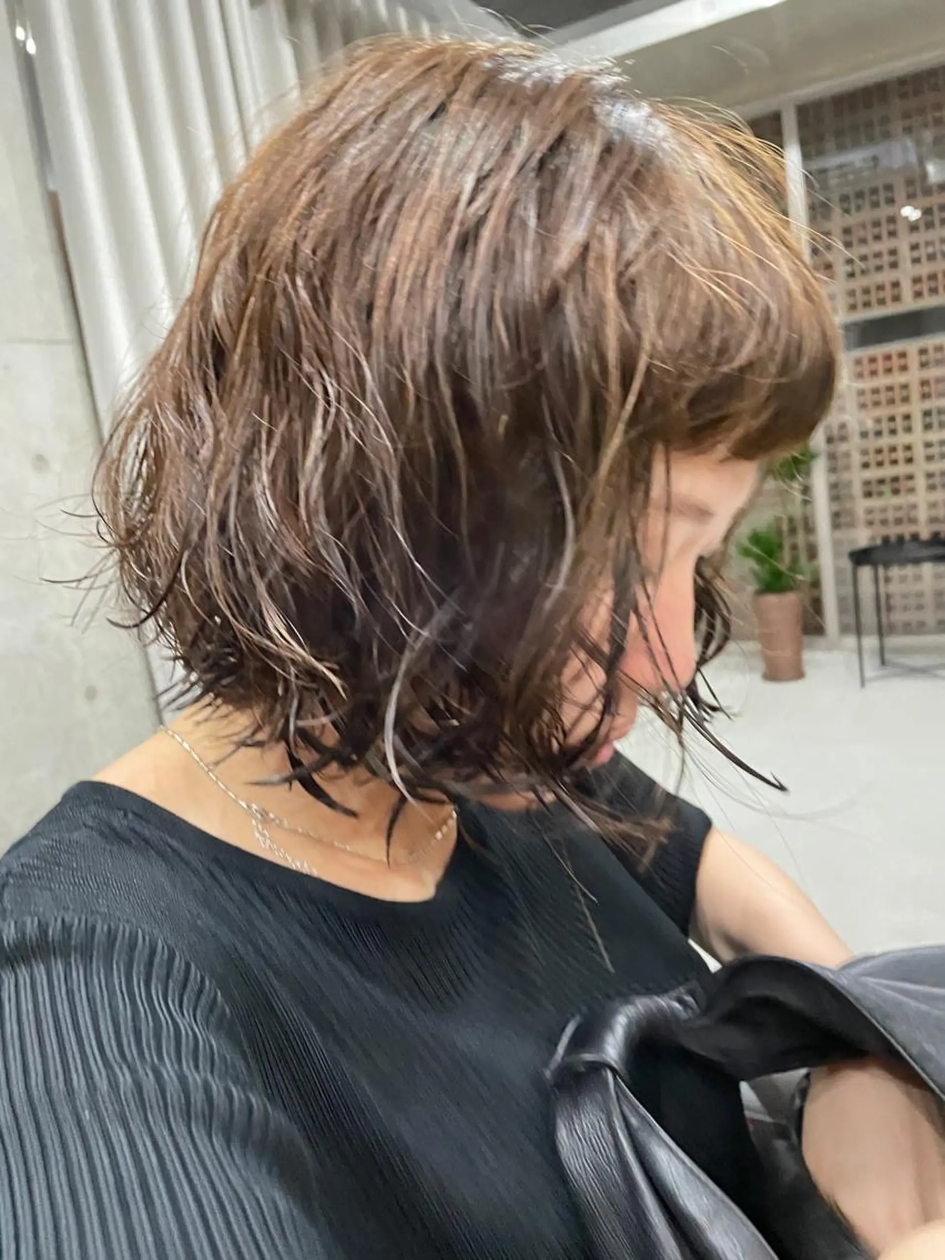 ミディアム パーマ メンズ 吉田一輝 外国人パーマのヘアスタイル