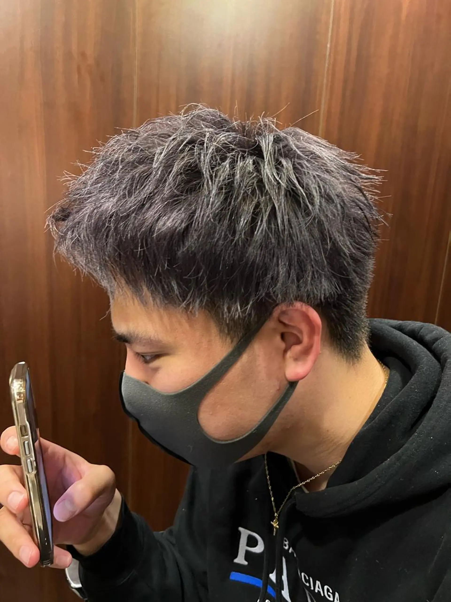 ミディアム メンズ ✨メンズカット 無料‼️✨土尾快斗のヘアスタイル
