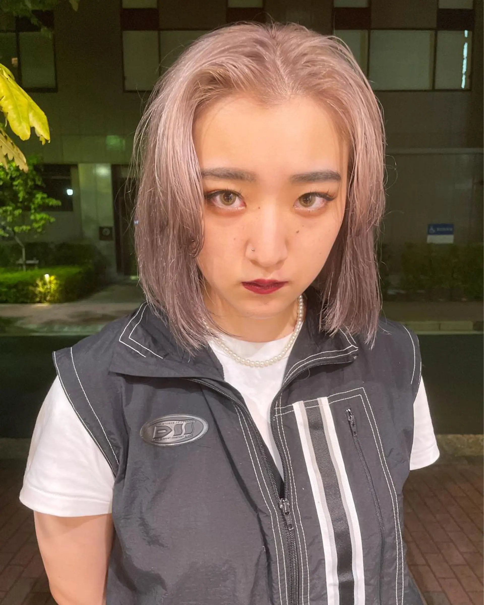 ミディアム 🫧艶ハイトーン 特化🫧ライヤのヘアスタイル