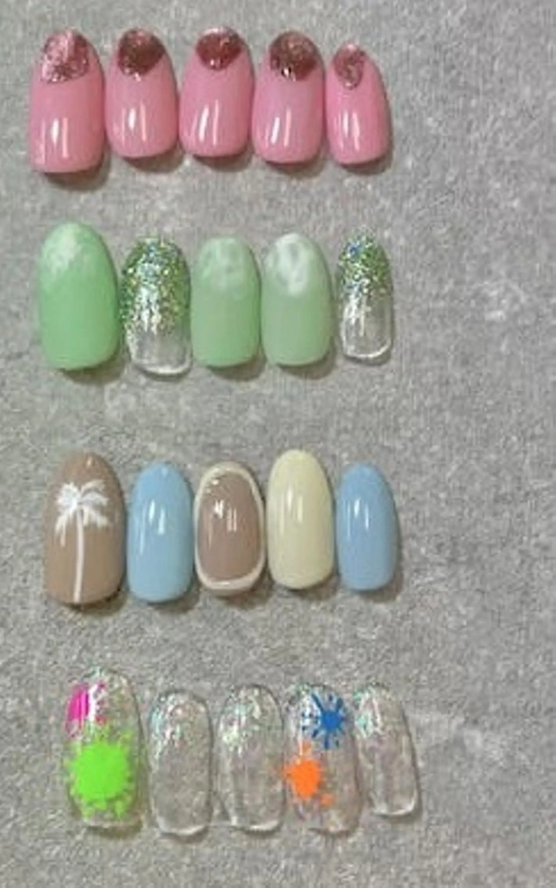 ネイル フットネイル フレンチネイル ジェルネイル ガラスフレンチ グラデーション ハンドネイル FASTNAIL PLUS 新宿店のネイルデザイン