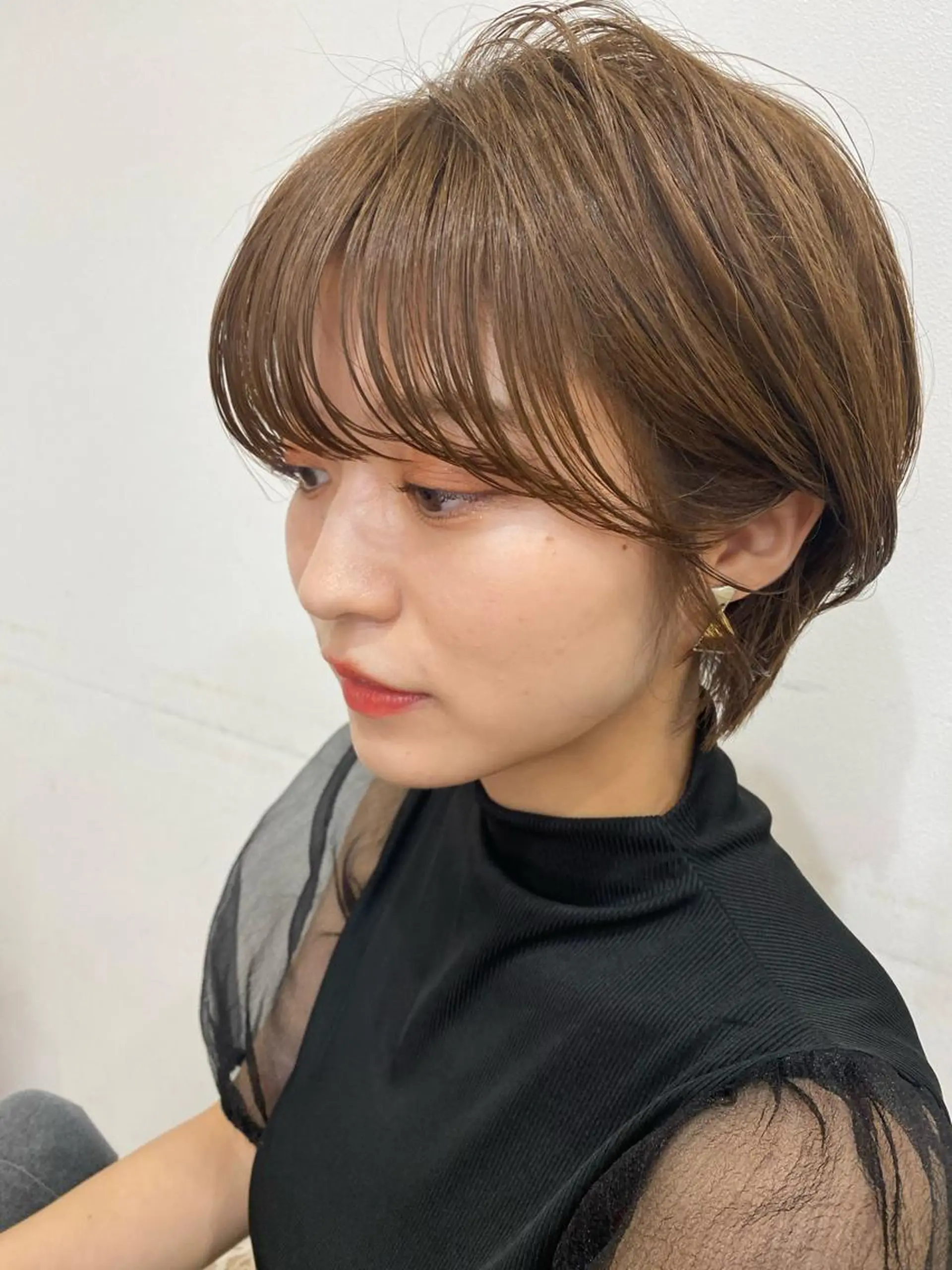 ショート カラー パーマ ✨艶髪✨ 奈須晴香のヘアスタイル