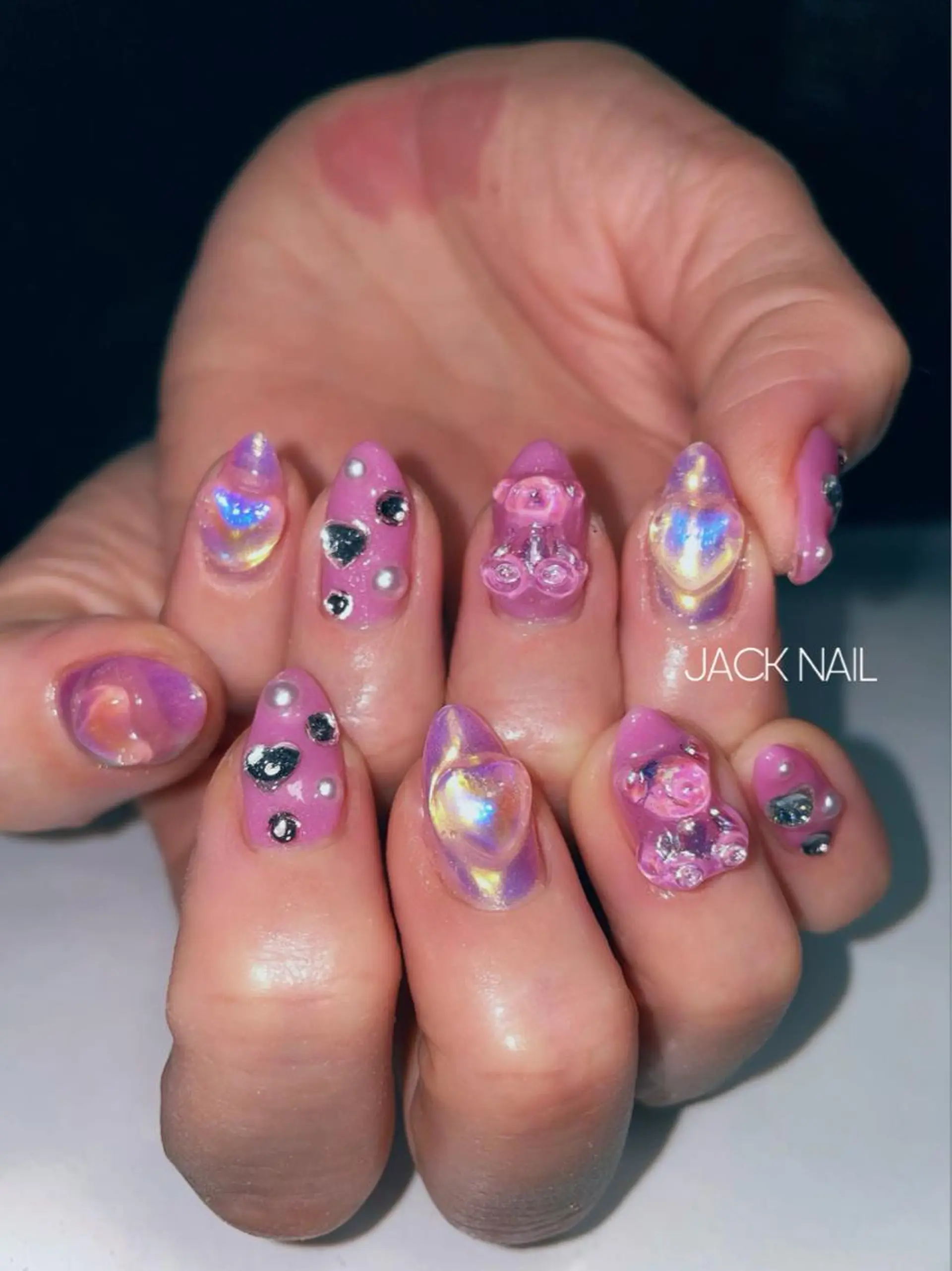ネイル ハンドネイル JACK NAIL 💜Ayakaのネイルデザイン