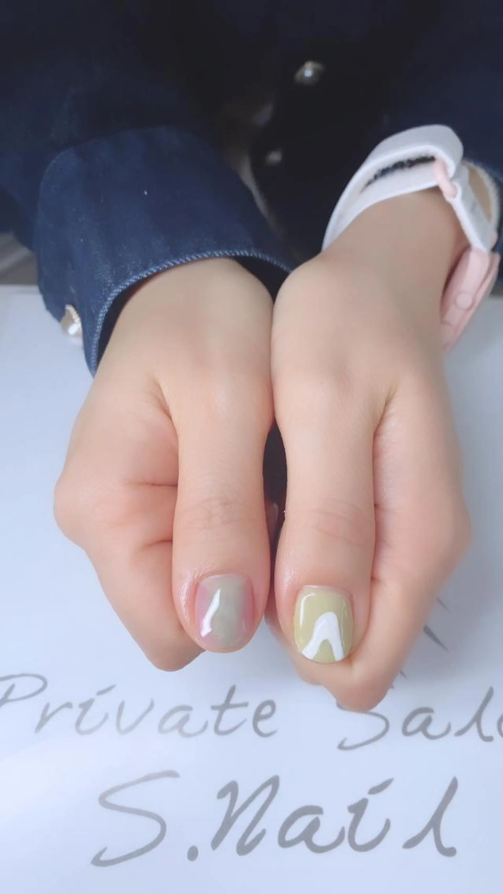 ネイル 西大分S.Nail 𓏲⋆🪸.⋆⸜🫧のネイルデザイン