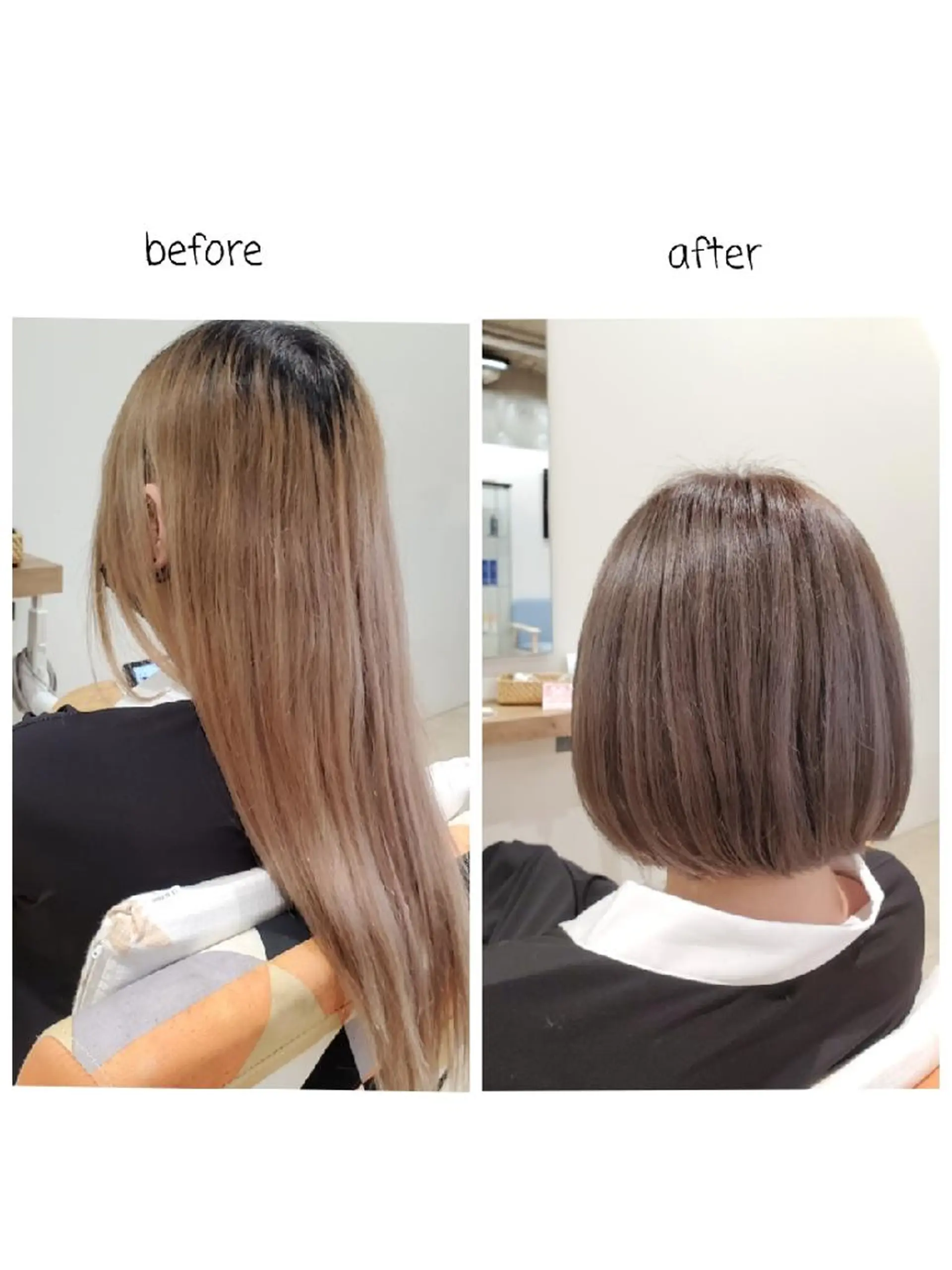 ショート カラー 透明感カラー グレージュ カット ヘアカラー えんどう みほのヘアスタイル