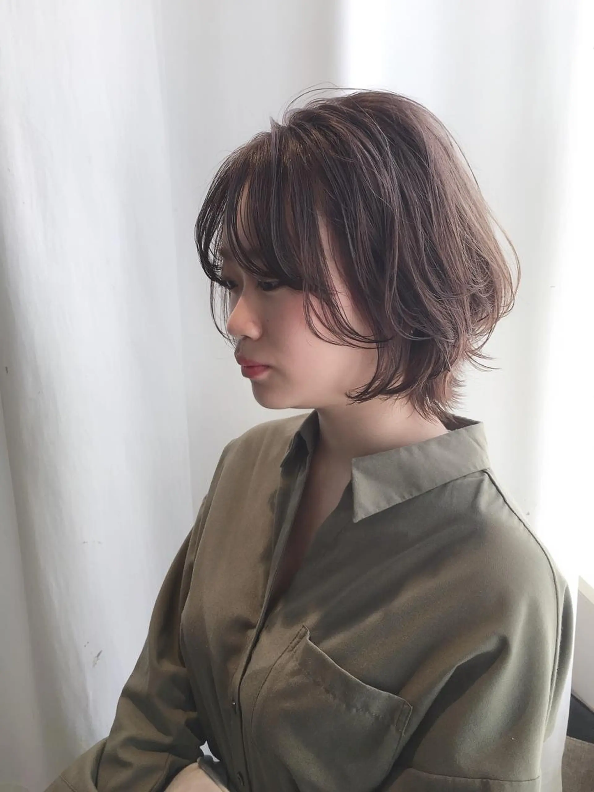 ショート ショートボブ ベリーショート ボブ ハイライト ショートヘア メンズツイスパ ショートフクヤマシンのヘアスタイル