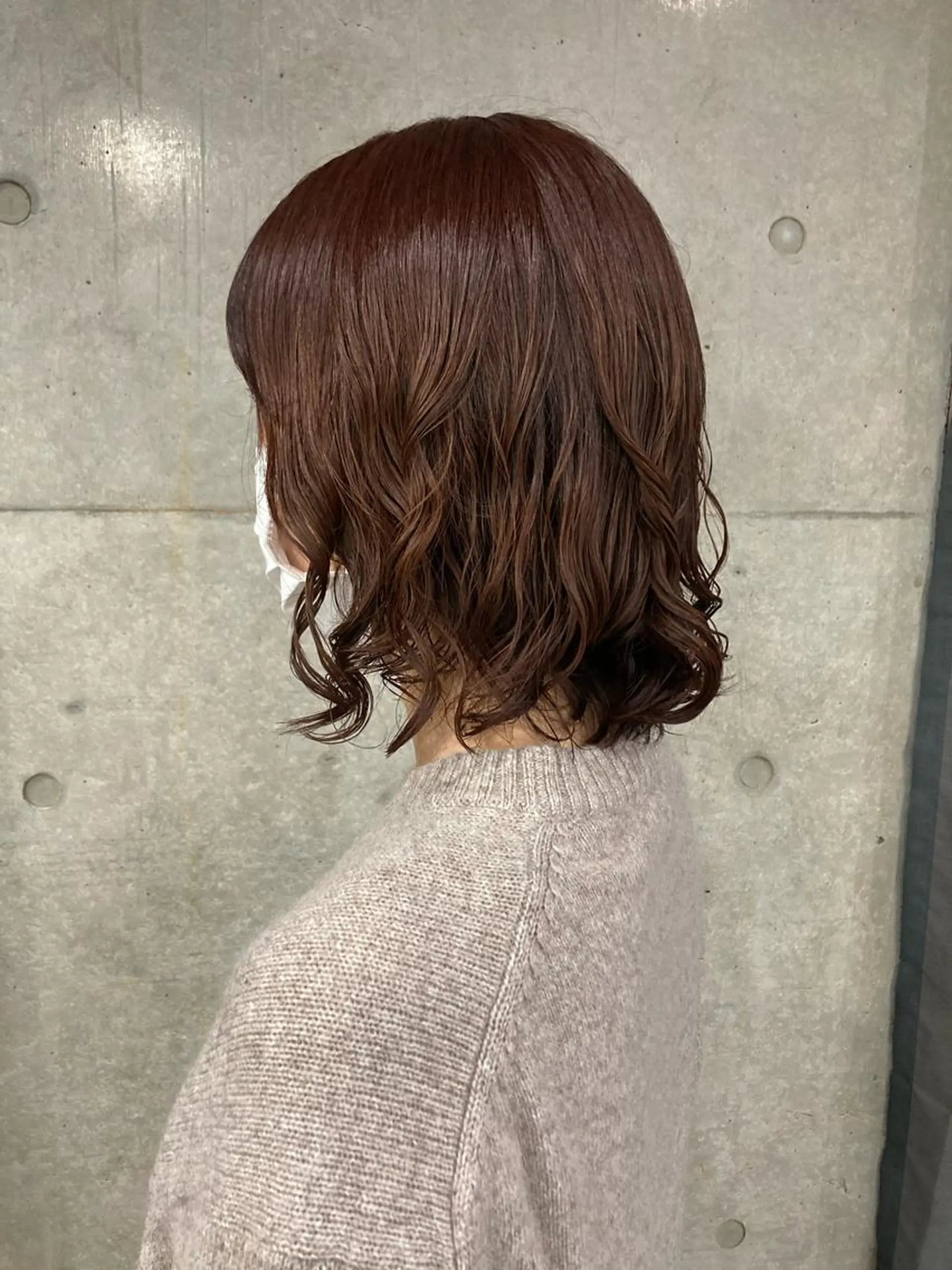 ミディアム カラー パーマ 吉田一輝 外国人パーマのヘアスタイル