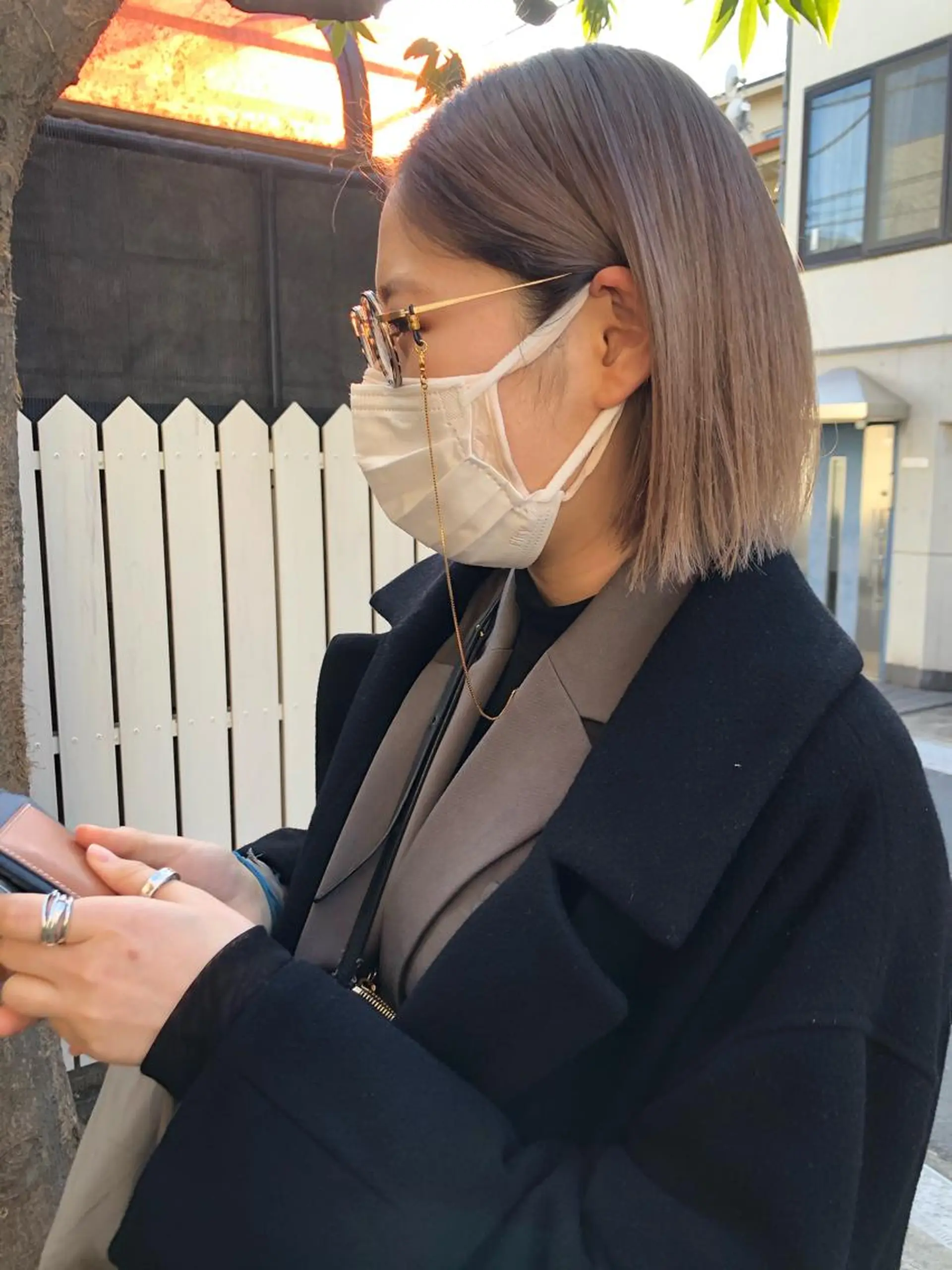 ショート カラー eri kinjoのヘアスタイル