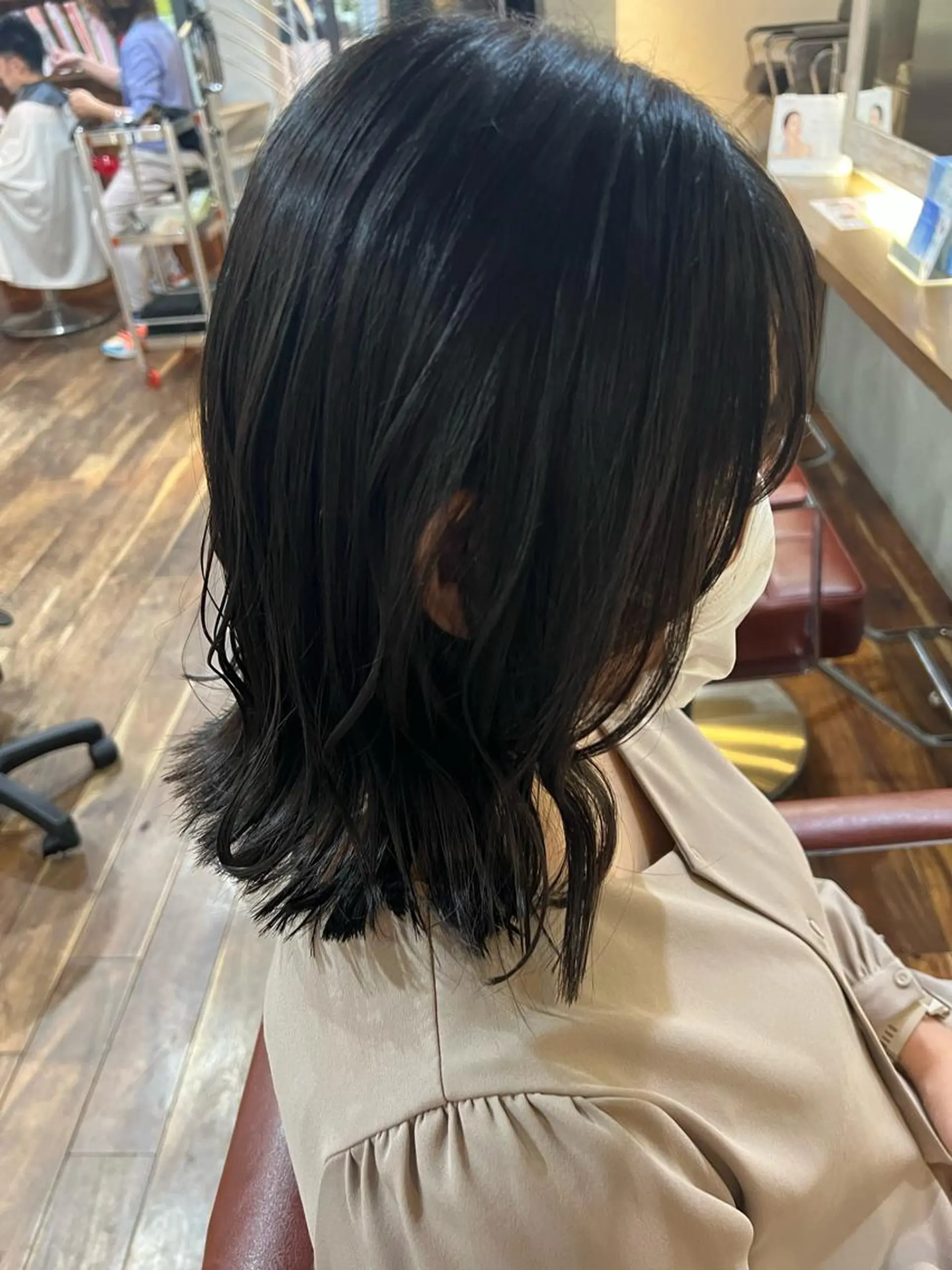 ミディアム カット 透明感カラー🌱 🍑天野琴音🍑のヘアスタイル