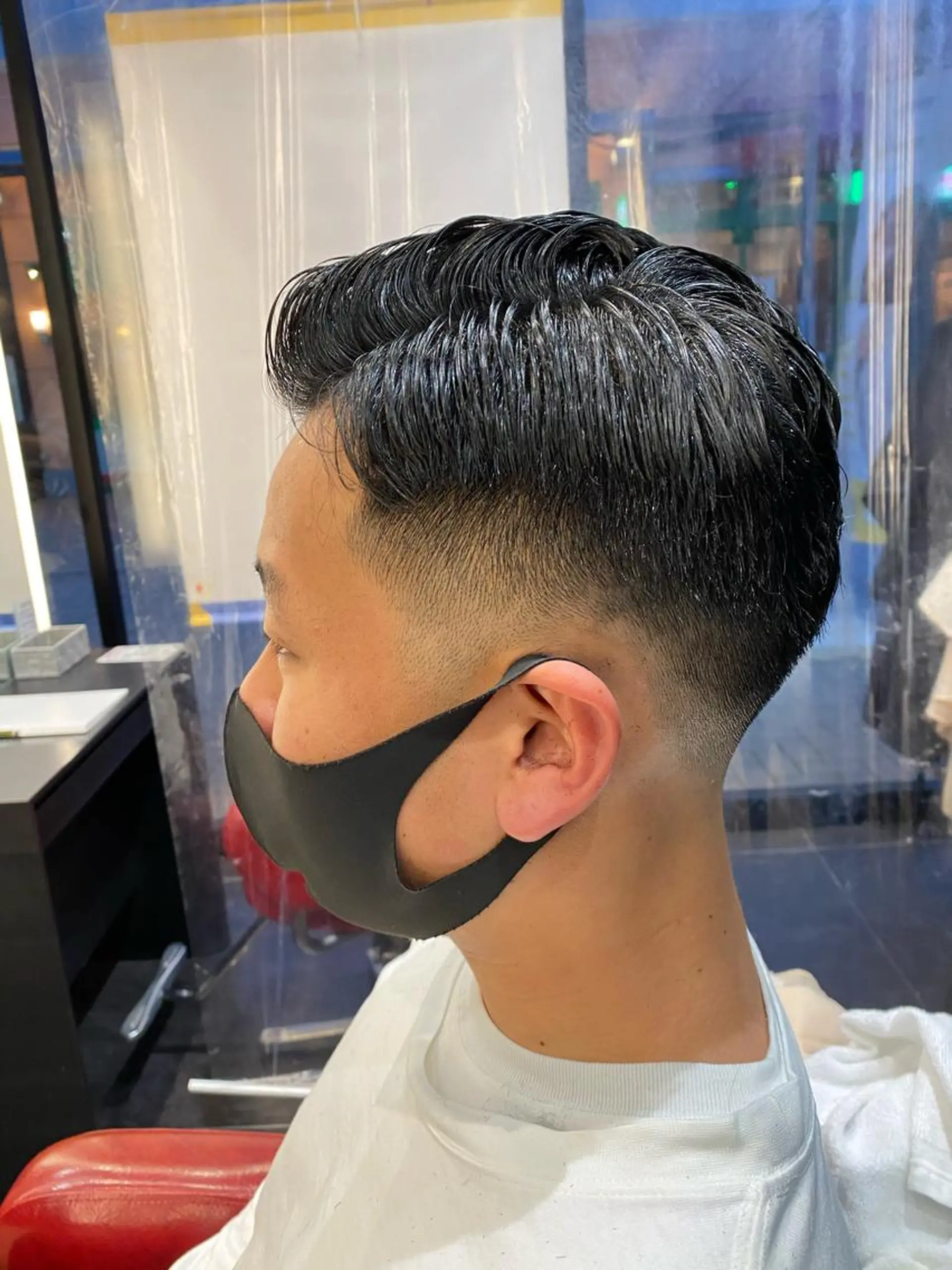 ショート メンズ フェードカット パーマスタイル特化◎ 永戸圭汰のヘアスタイル