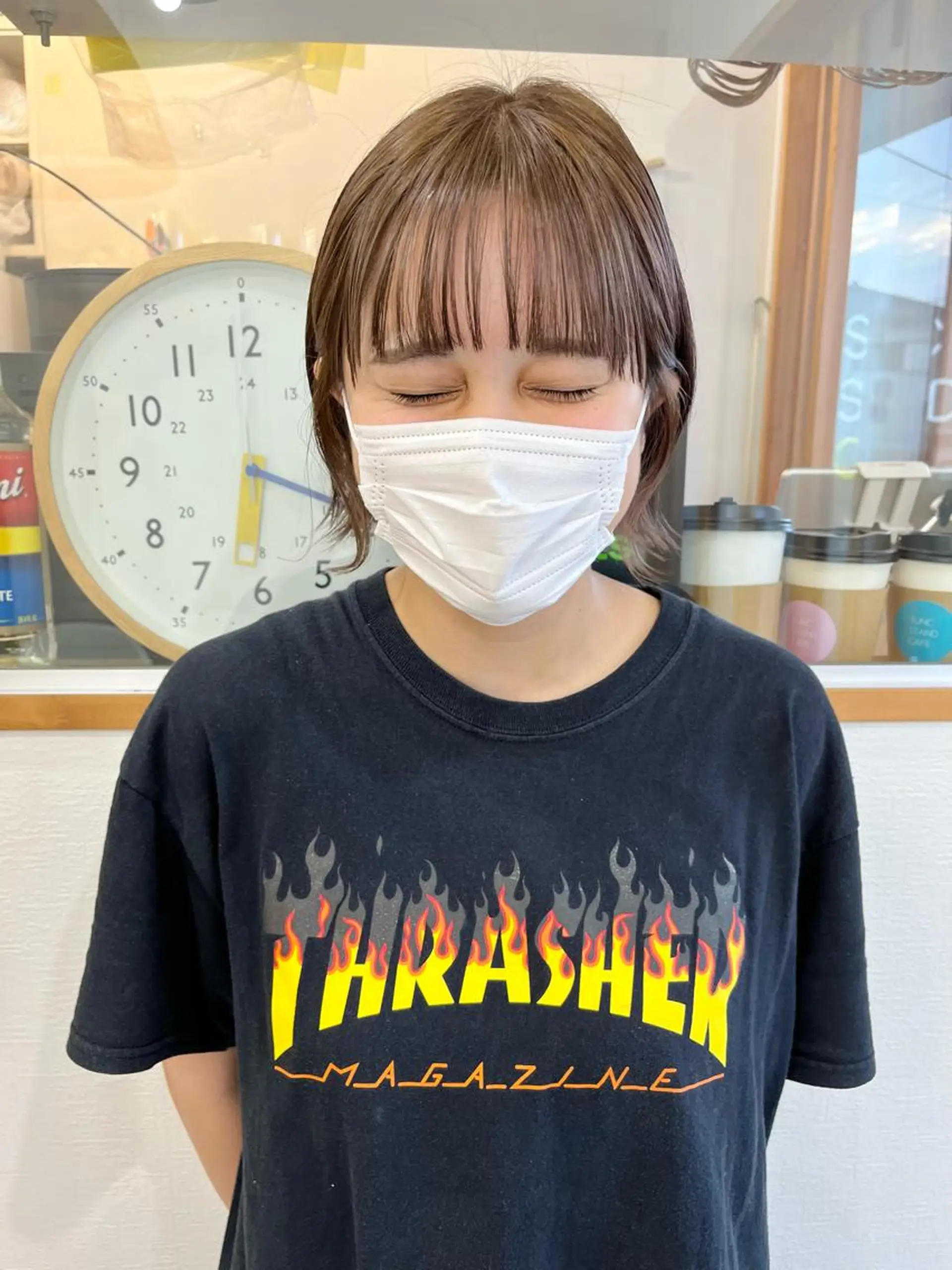 ショート カラー カット ヘアカラー トリートメント 🌼sunc HINAMI🌼のヘアスタイル