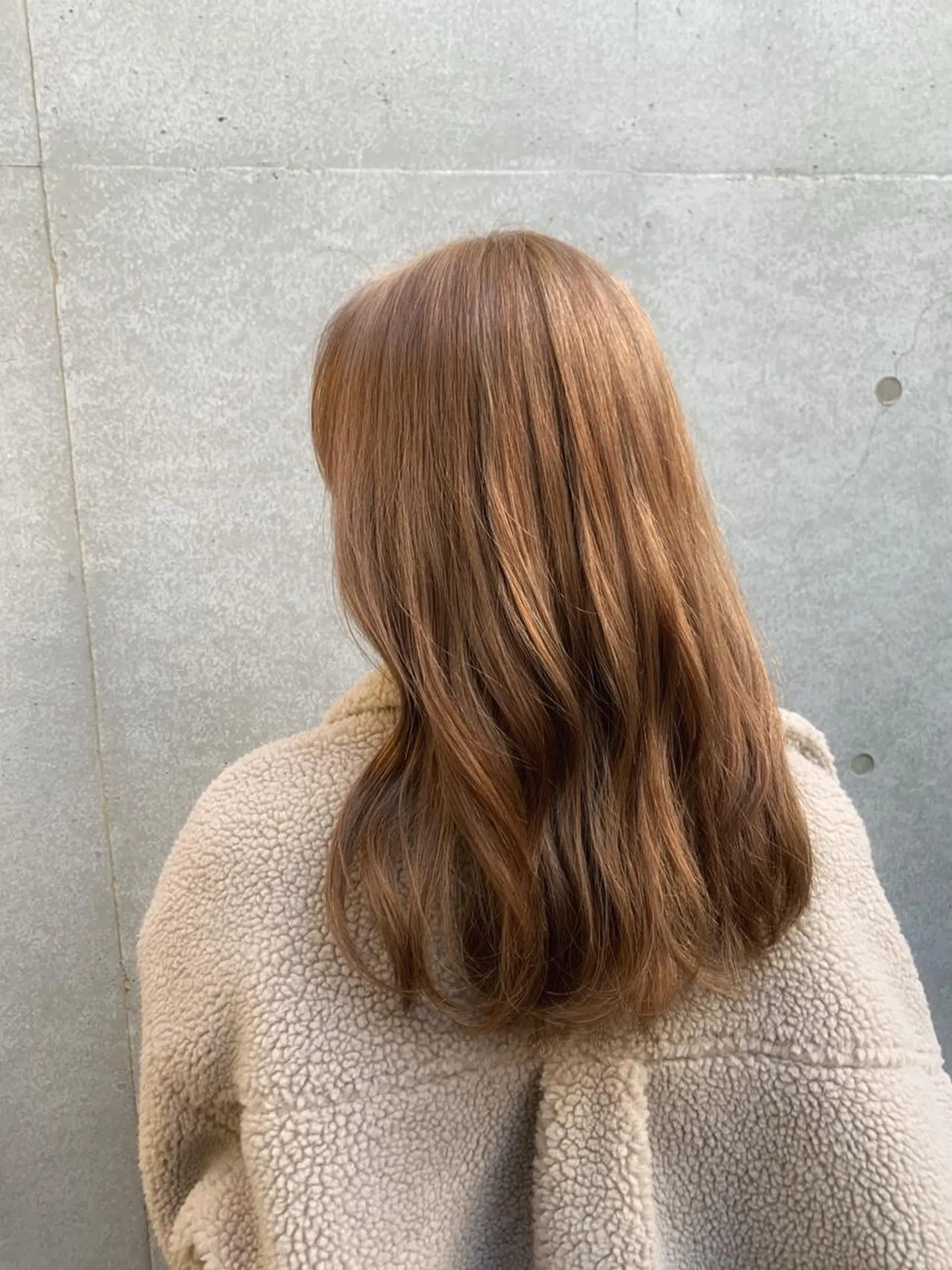 セミロング カラー ヘアアレンジ ヘアカラー トリートメント 🍒暖色✖️レイヤー ／Haruna🍒のヘアスタイル