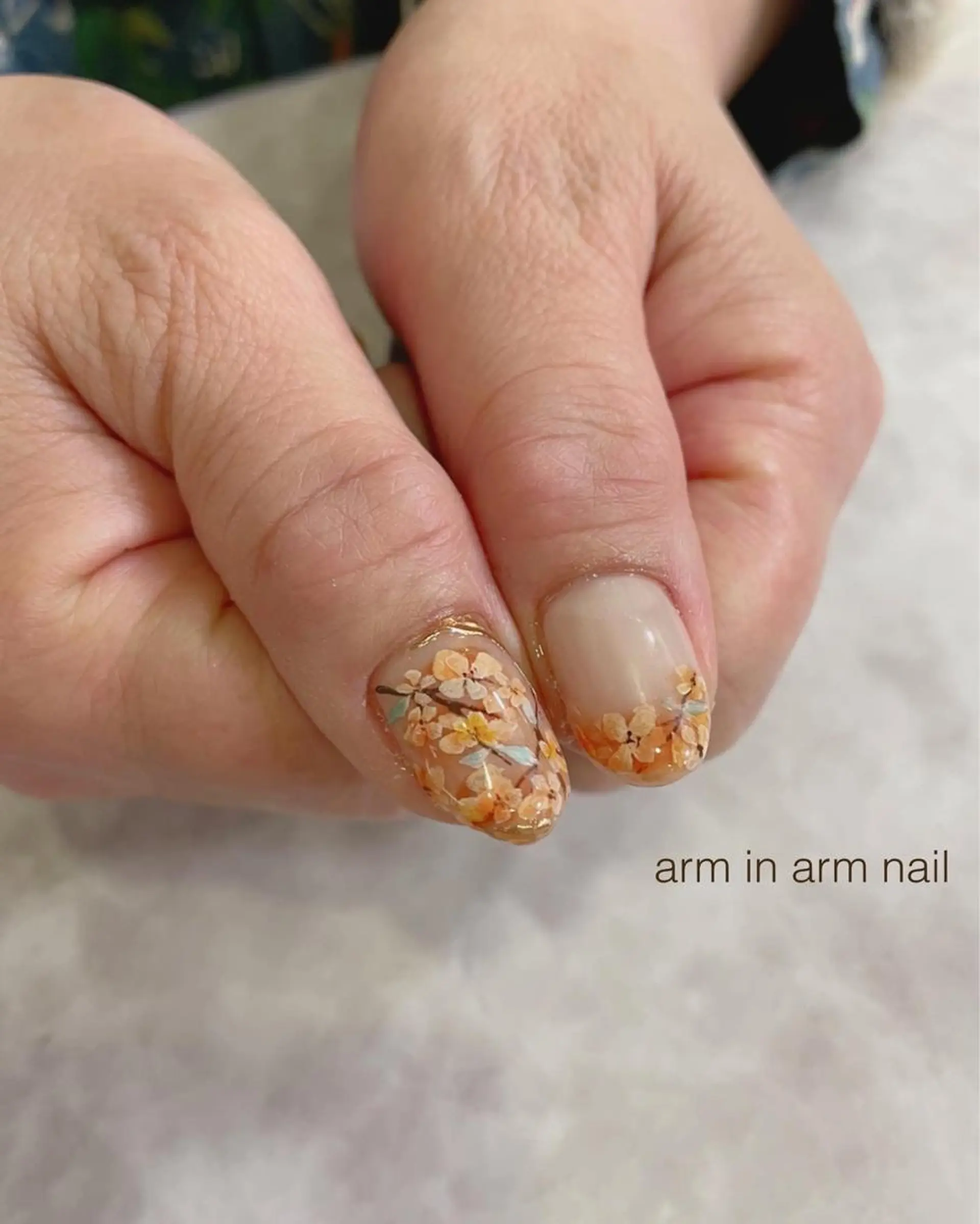 ネイル arm in arm ︎✿Yamamotoのマツエク・マツパデザイン