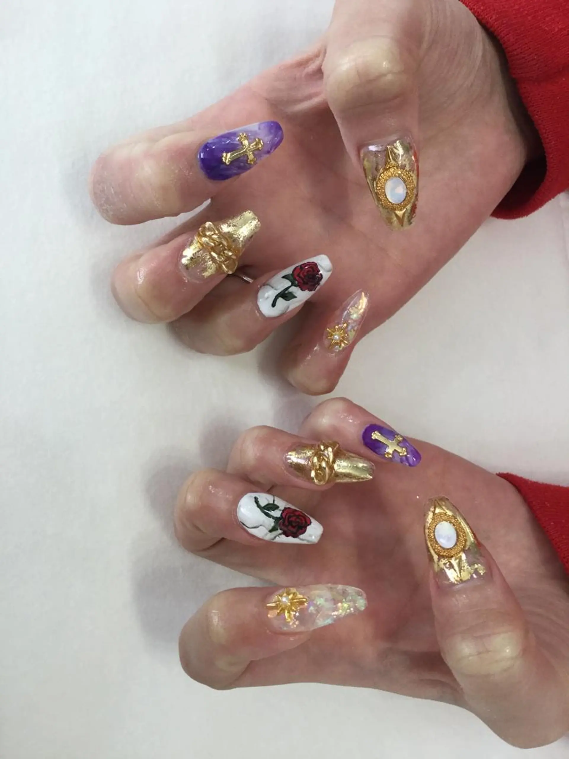 ネイル ハンドネイル 💎🐰 saki. m 🐰💎のネイルデザイン