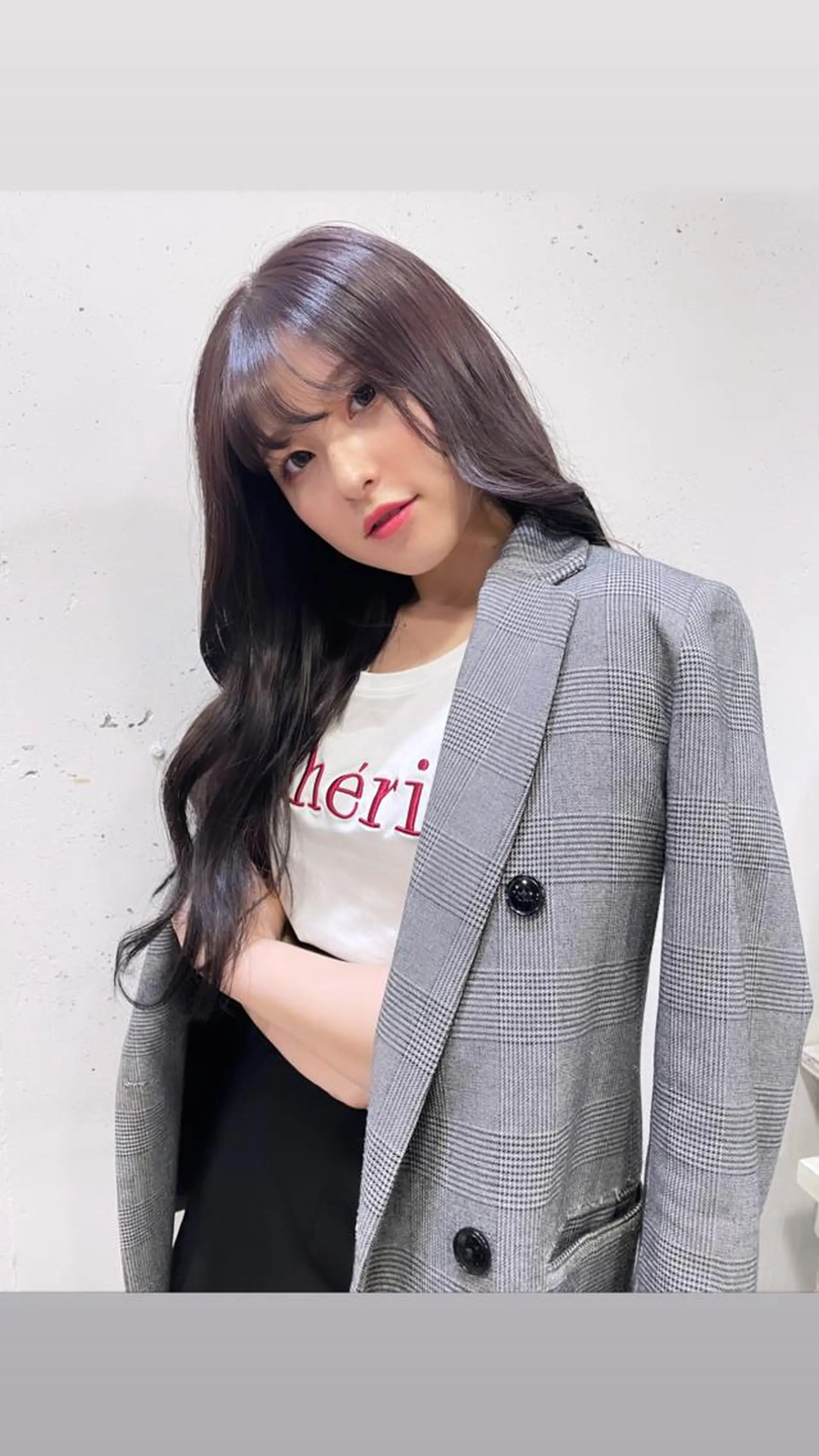 ロング カラー ヘアアレンジ 髙塚碧🇰🇷 韓国ヘア🎗️のヘアスタイル