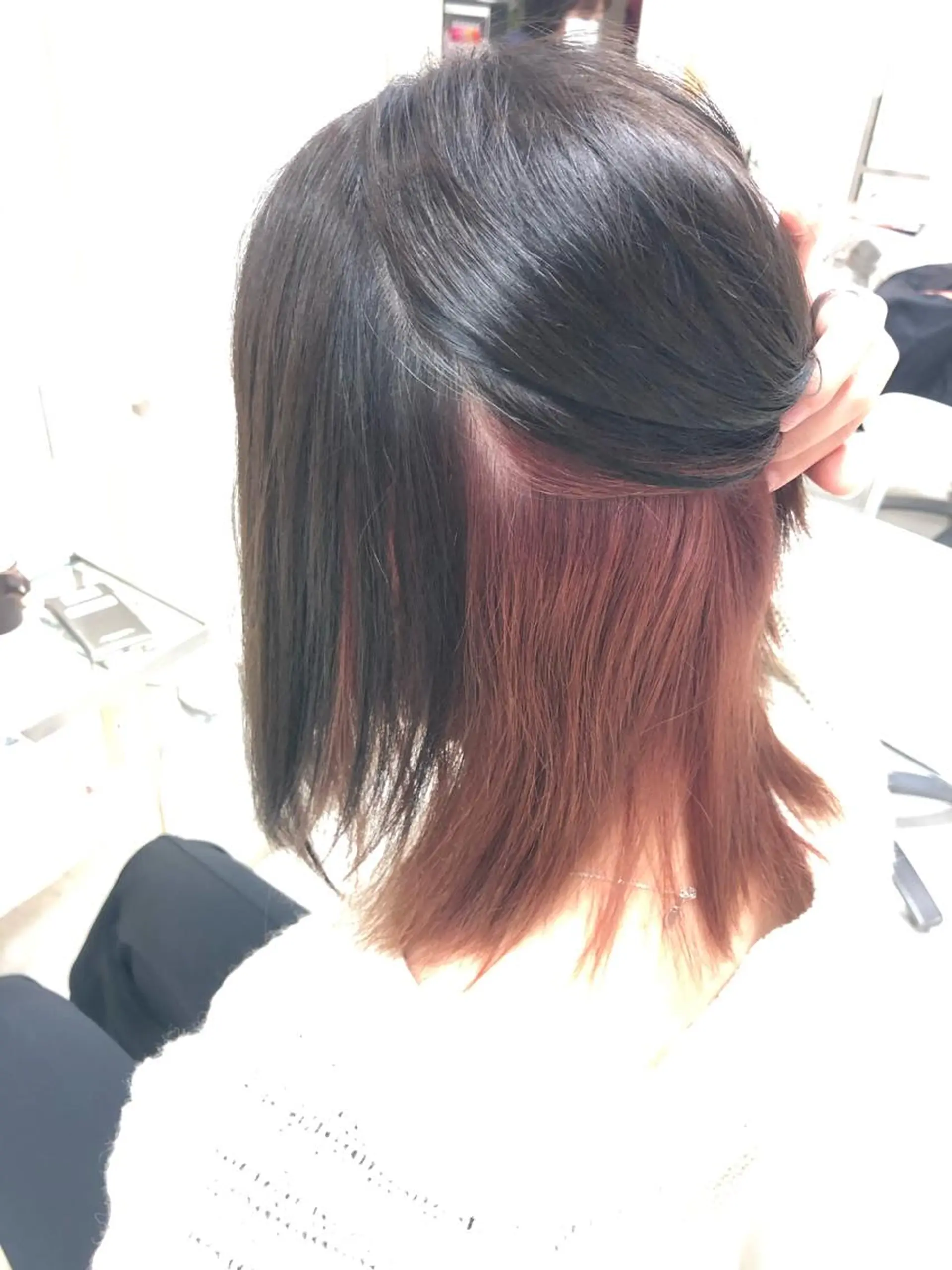 ミディアム 阿部 美咲のヘアスタイル