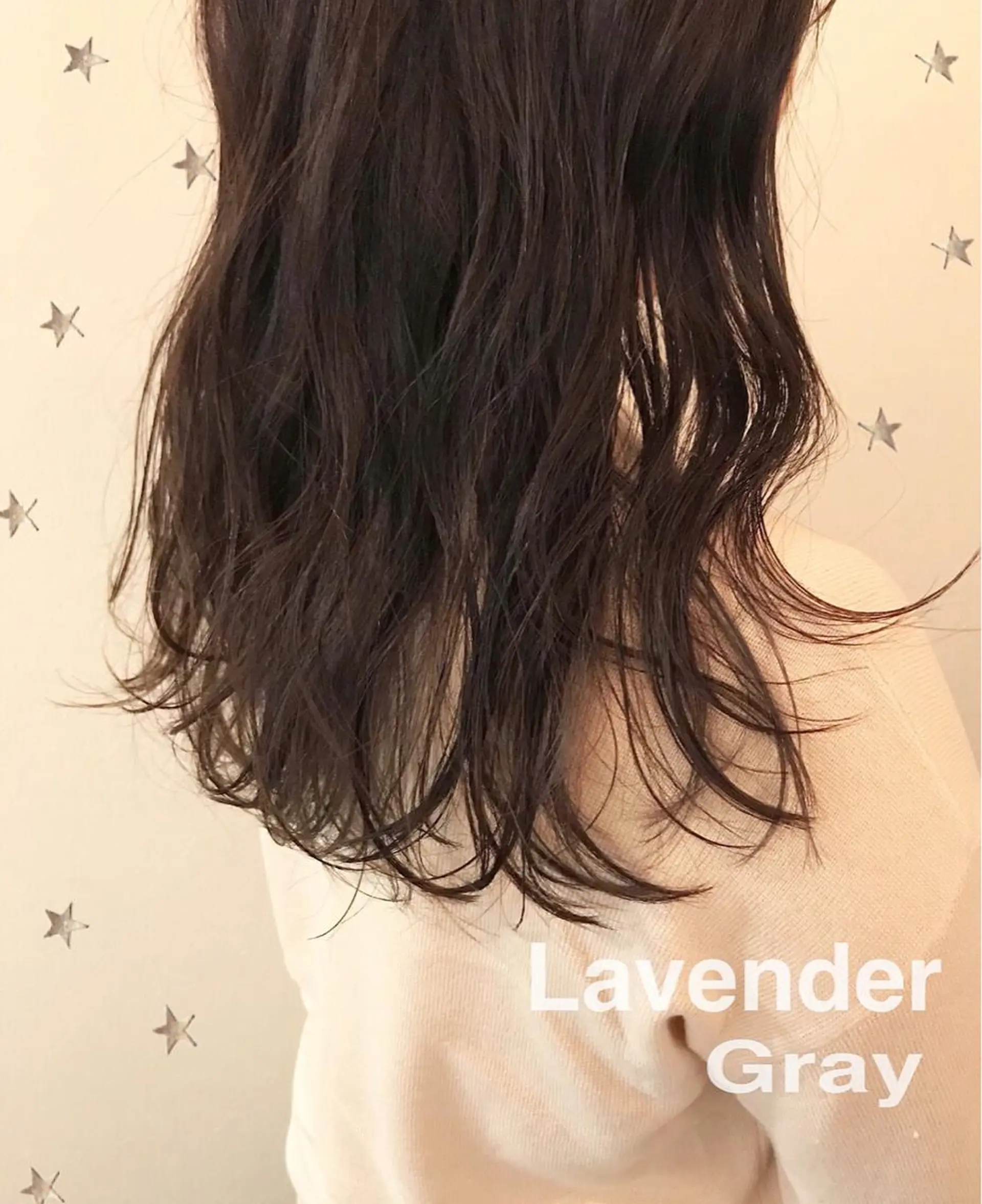 セミロング カラー インナーカラー 市川 千夏のヘアスタイル