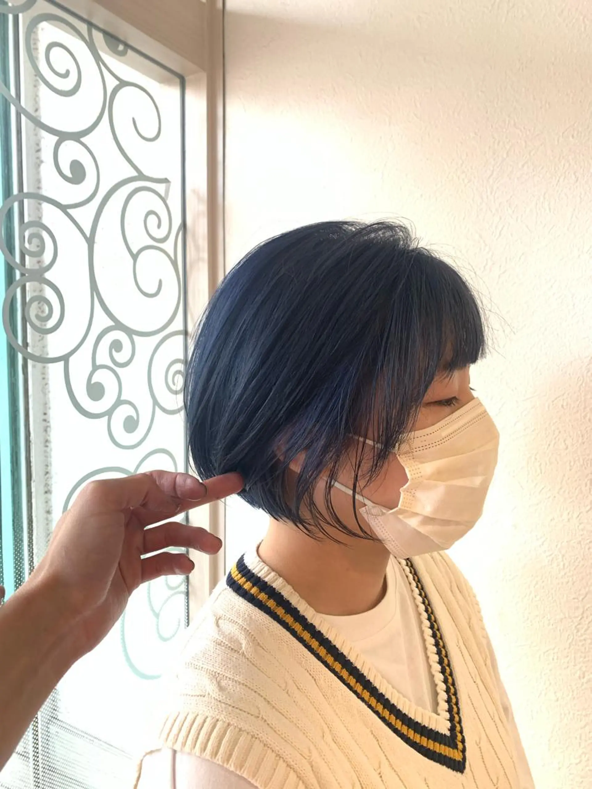 ショート カット ヘアカラー トリートメント ハッシュ・ウルフ🐺 小顔レイヤー松山直史のヘアスタイル