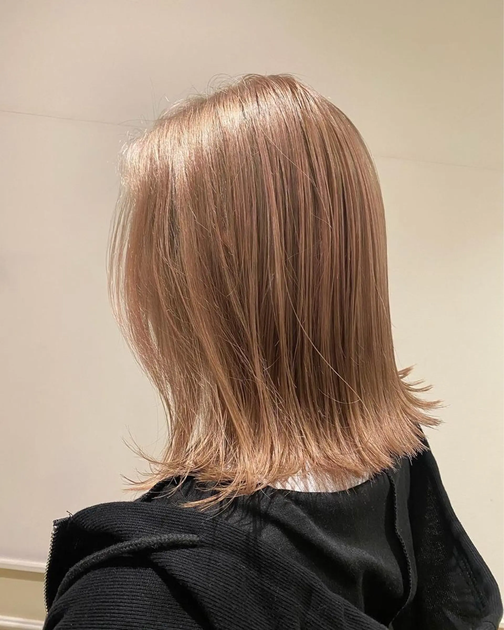 ミディアム カラー 店長✨髪質改善✖️ 透明感カラー／純大のヘアスタイル