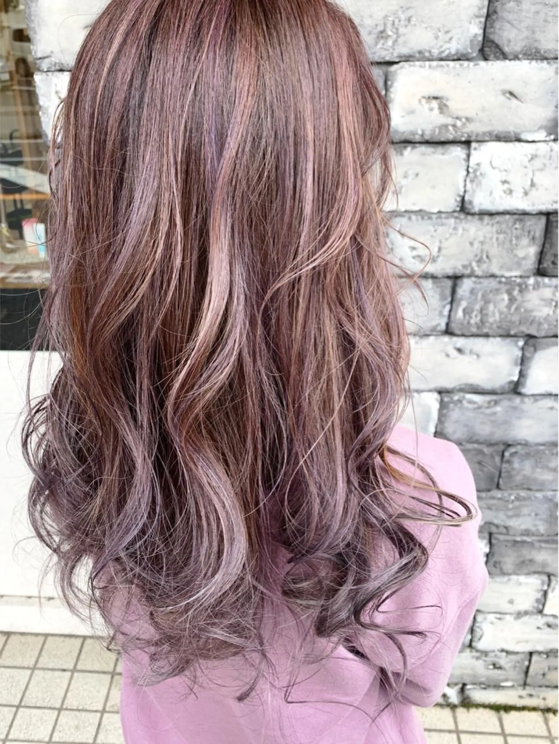 セミロング ハイライト ❤️千葉県代表❤️ 店長❤️柿本翔一朗のヘアスタイル