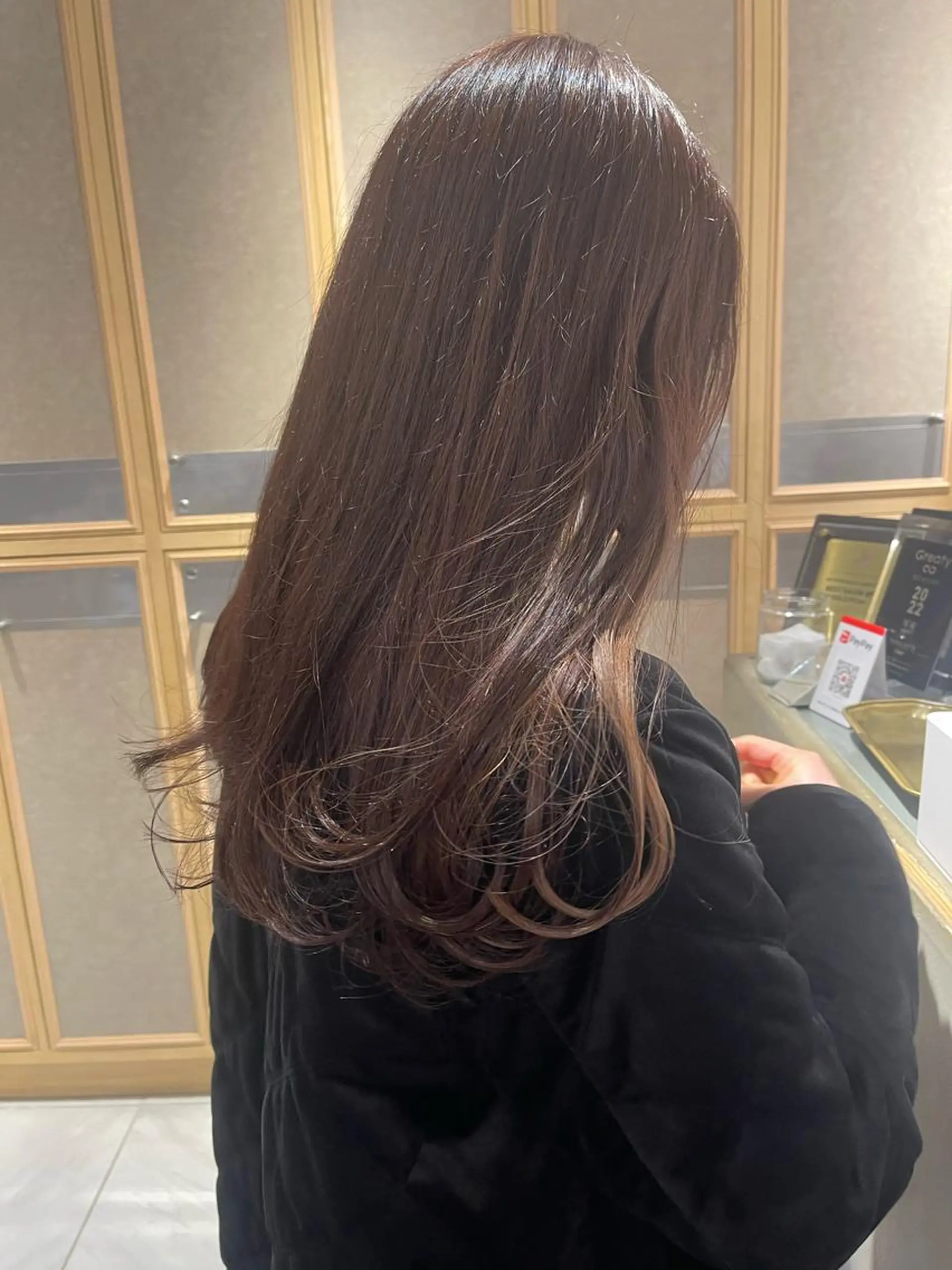 カラー ベージュカラー ラベンダーカラー ラベンダー/レイヤー スタイル🤎mamiのヘアスタイル