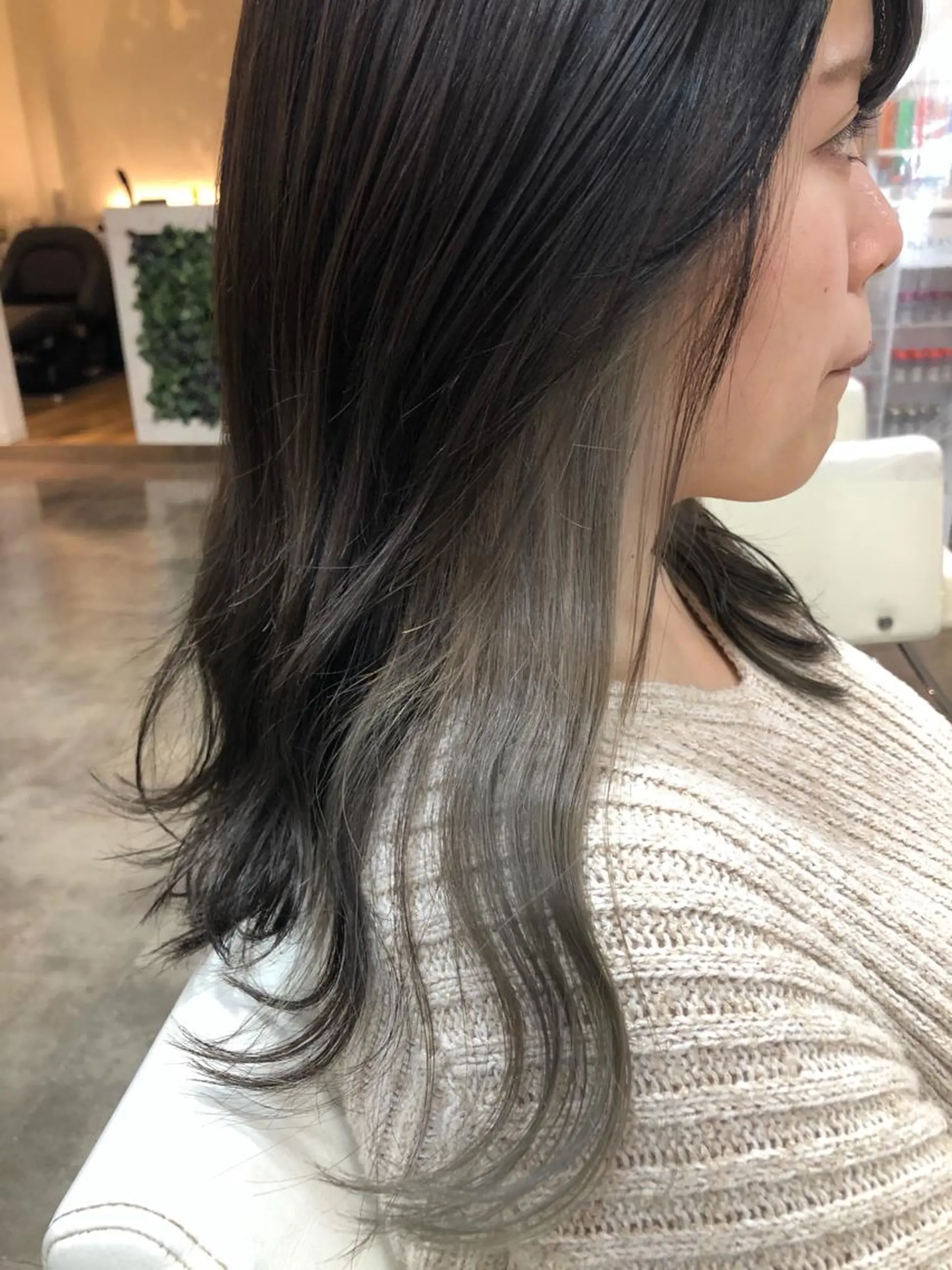 ミディアム カラー 竹下 了史のヘアスタイル