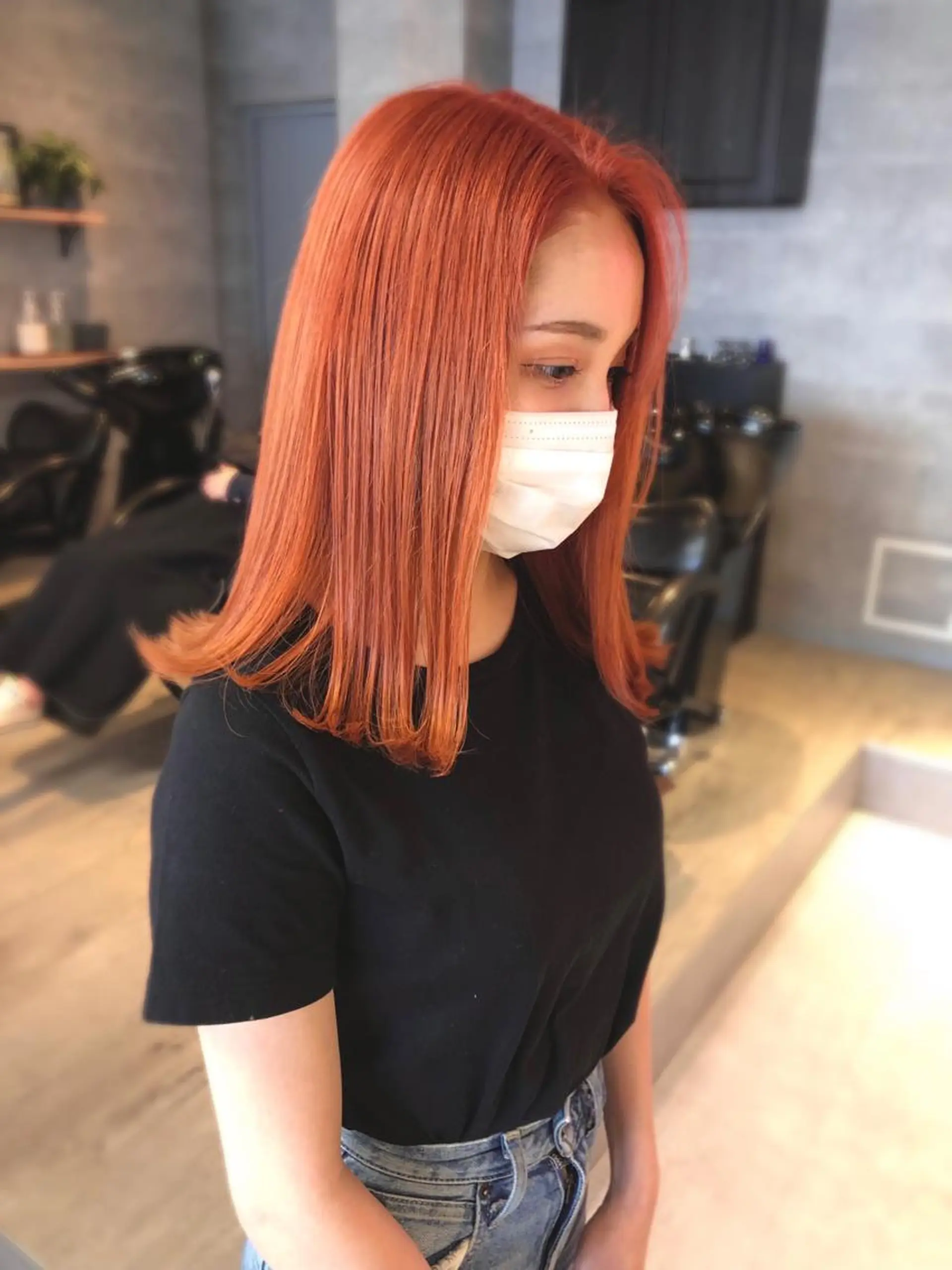 セミロング カラー 🪞個室サロン/韓国 艶髪/keito🪞のヘアスタイル