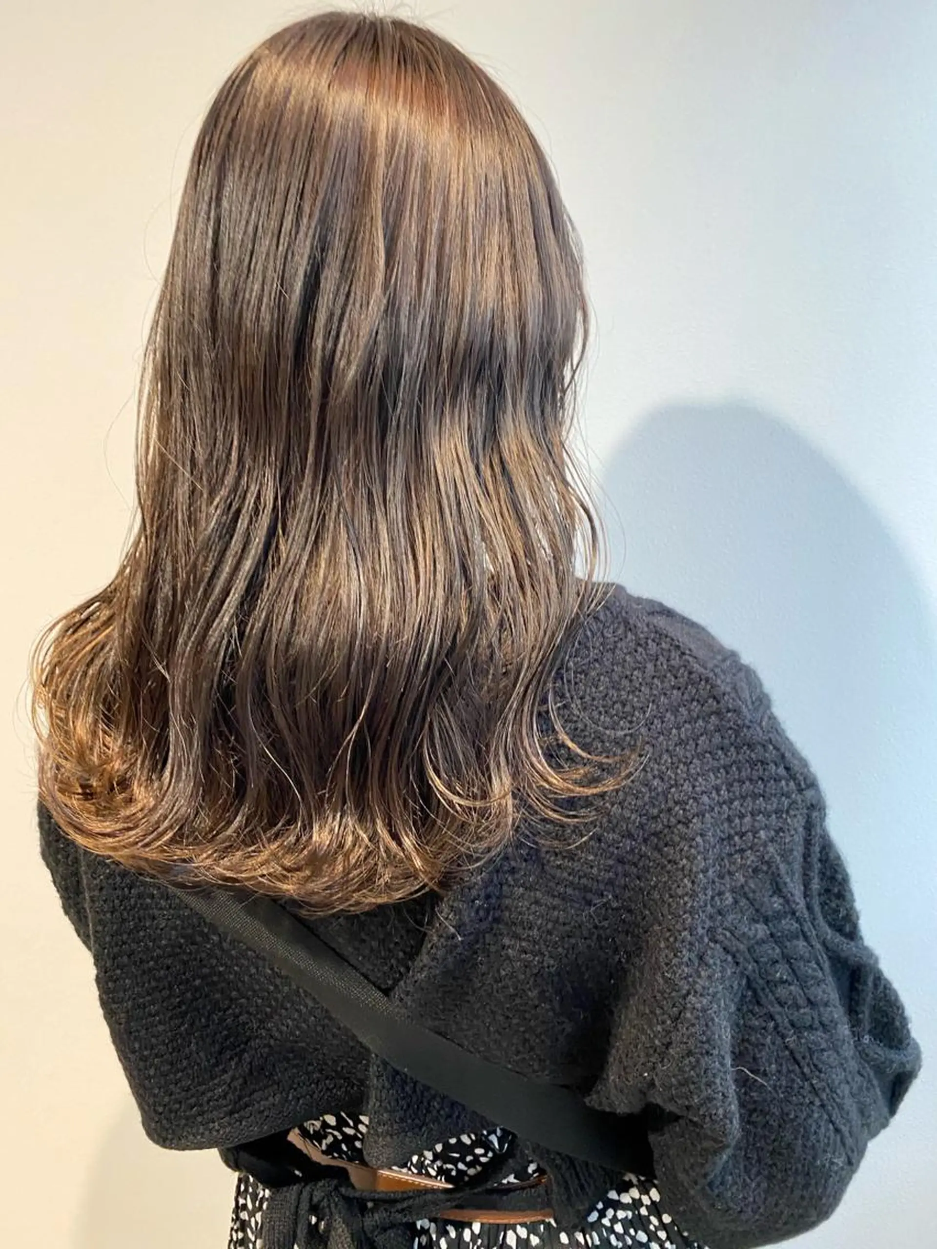 カラー ブリーチ ケアブリーチ ダブルカラー イヤリングカラー ハイライトカラー ulu名古屋栄所属・落合しほ/韓国ヘア/ 髪質改善/縮毛矯正のヘアスタイル